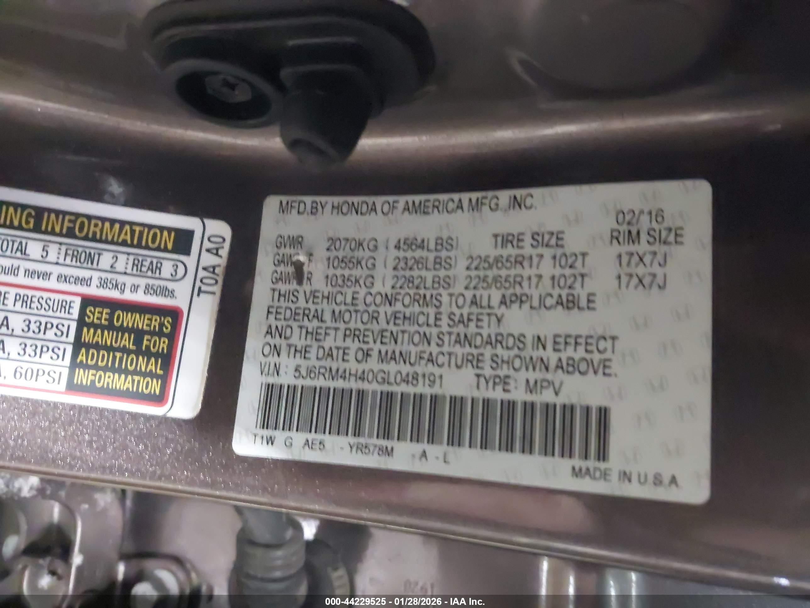 HONDA CR-V image 9