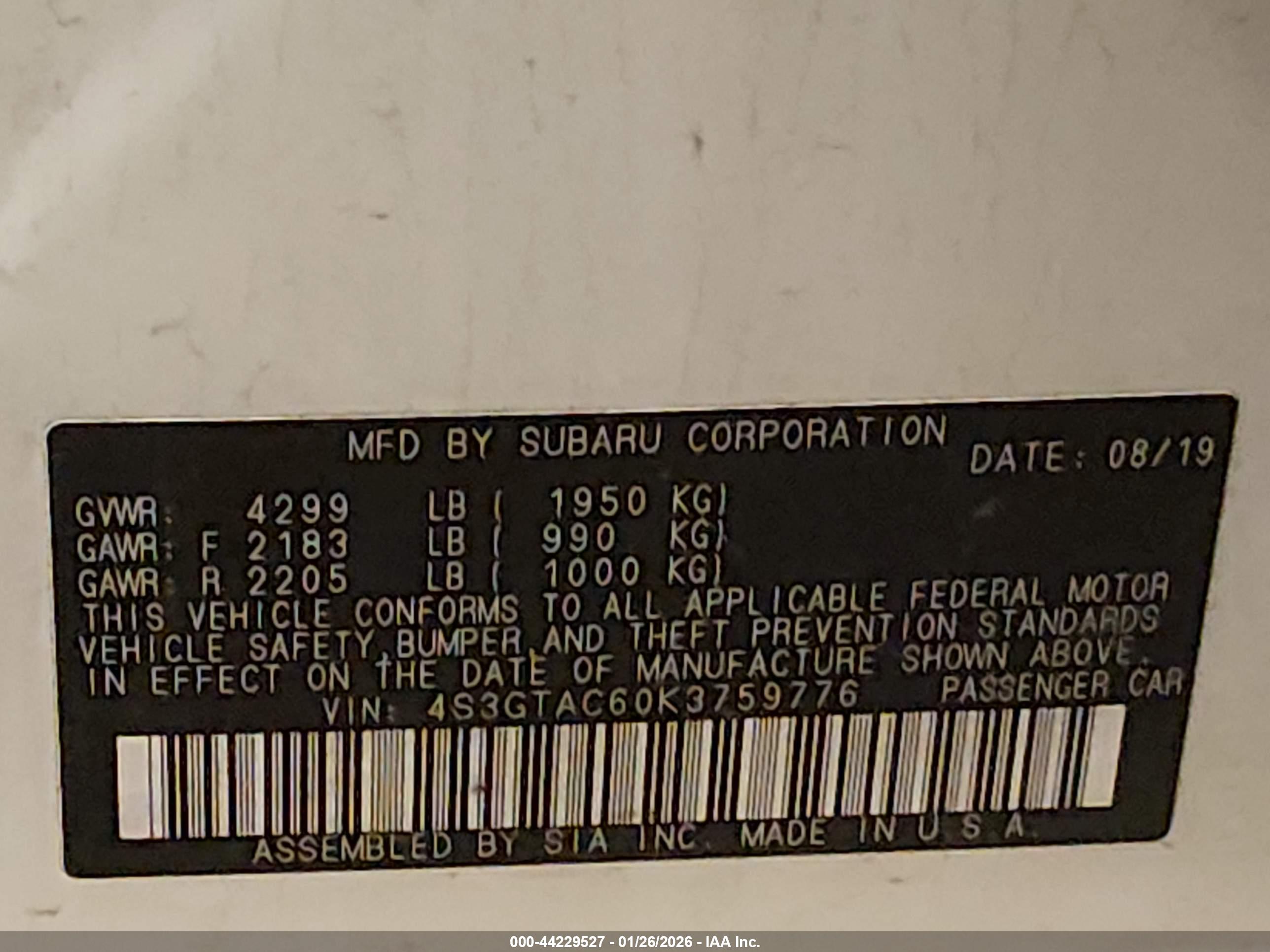 SUBARU IMPREZA image 9
