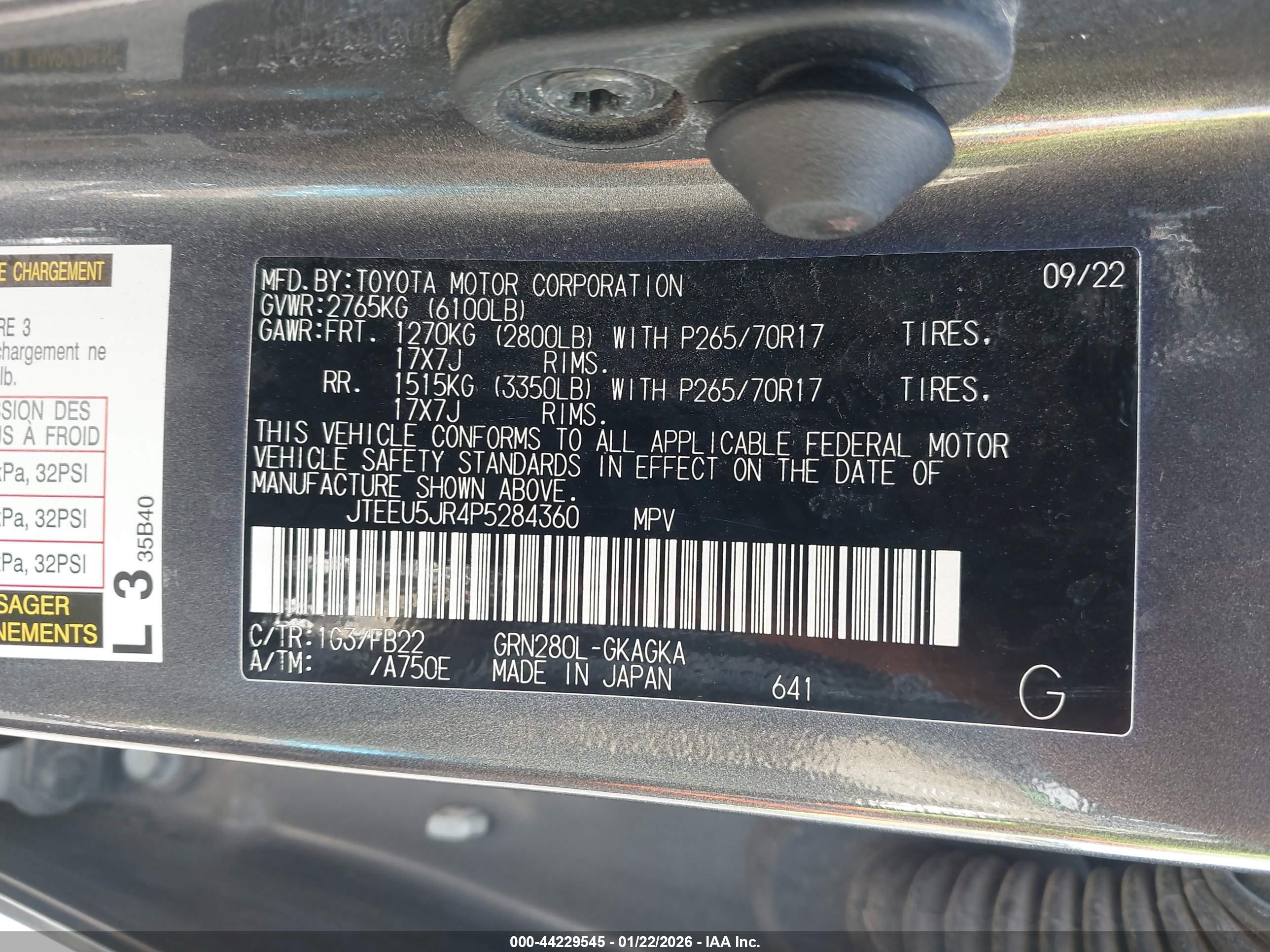 TOYOTA 4RUNNER image 9
