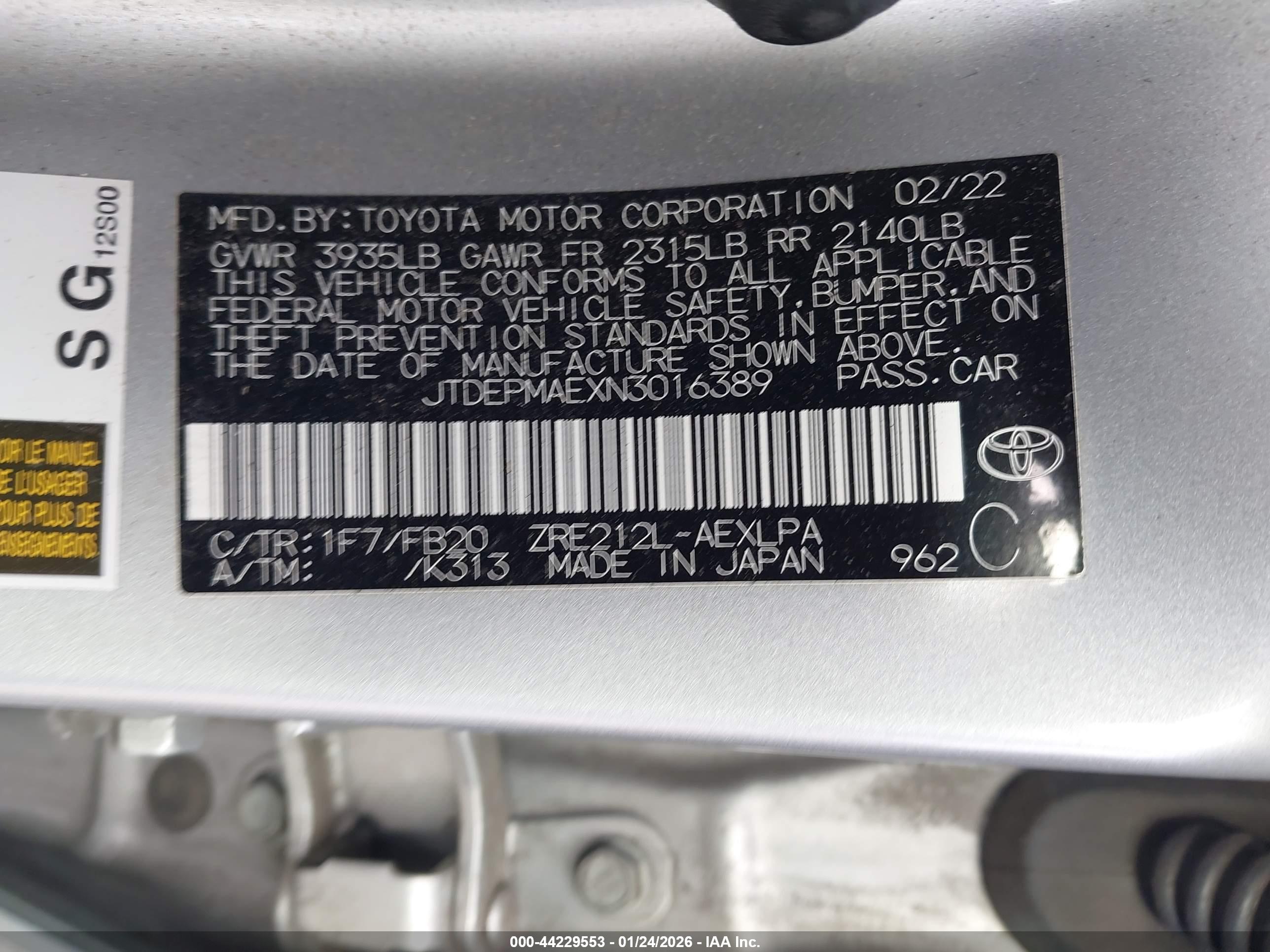TOYOTA COROLLA image 9
