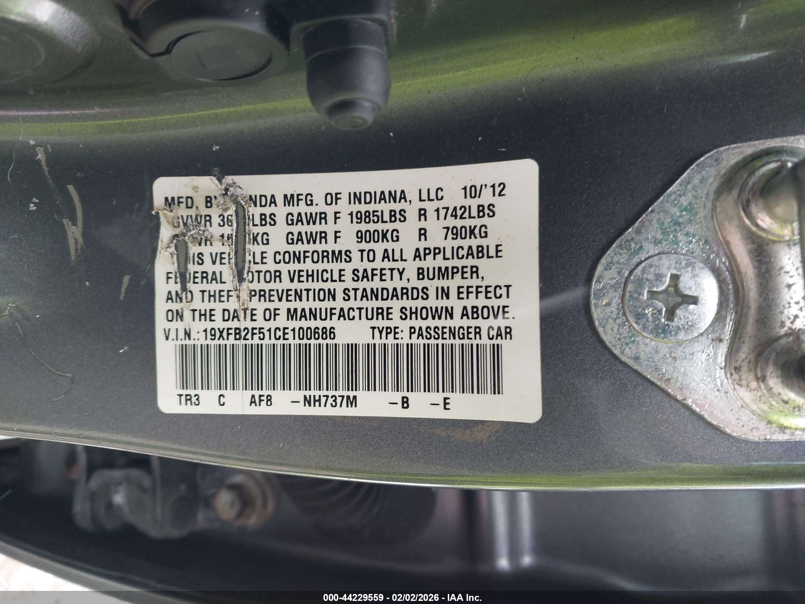 HONDA CIVIC image 9
