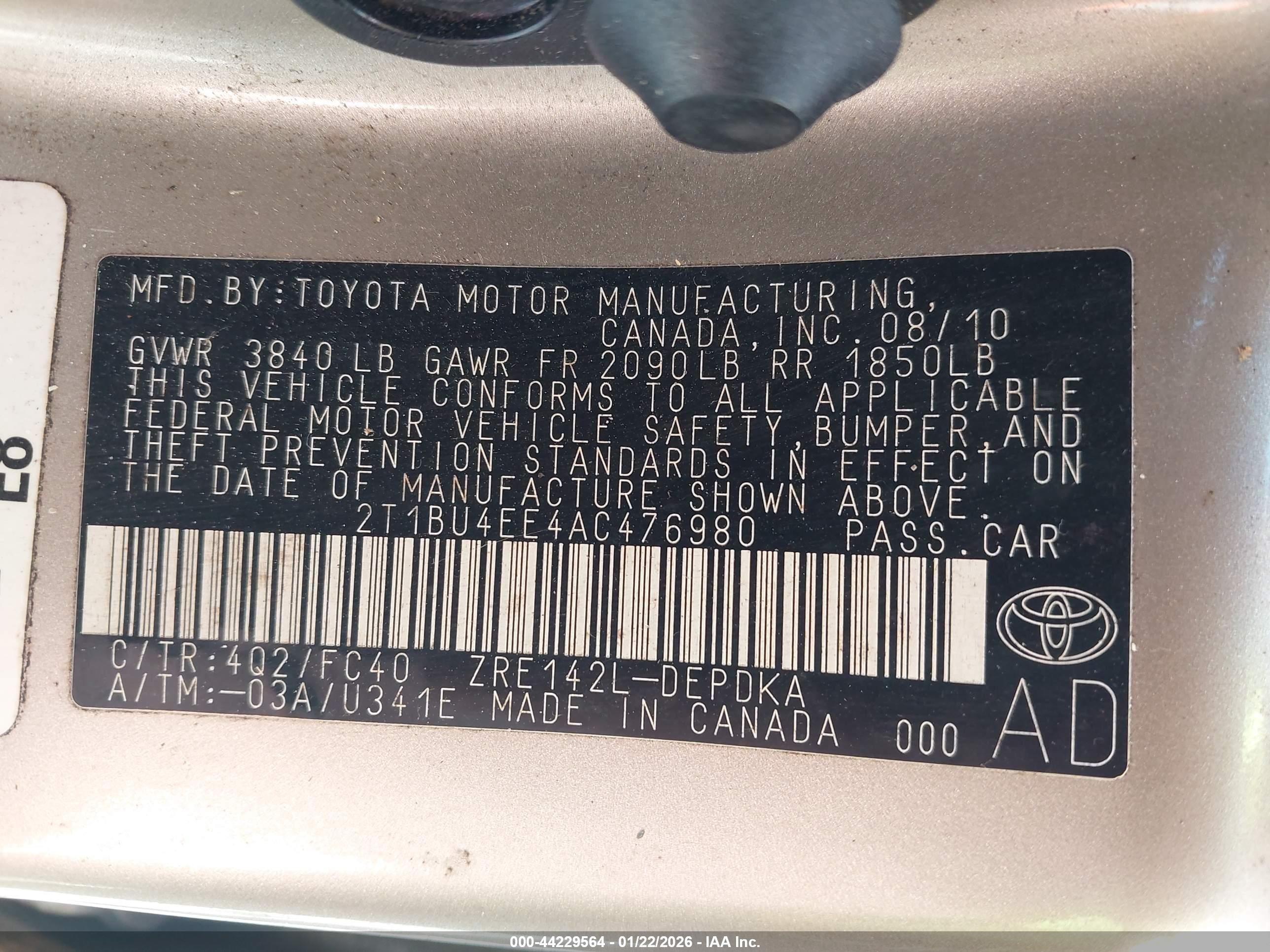 TOYOTA COROLLA image 9