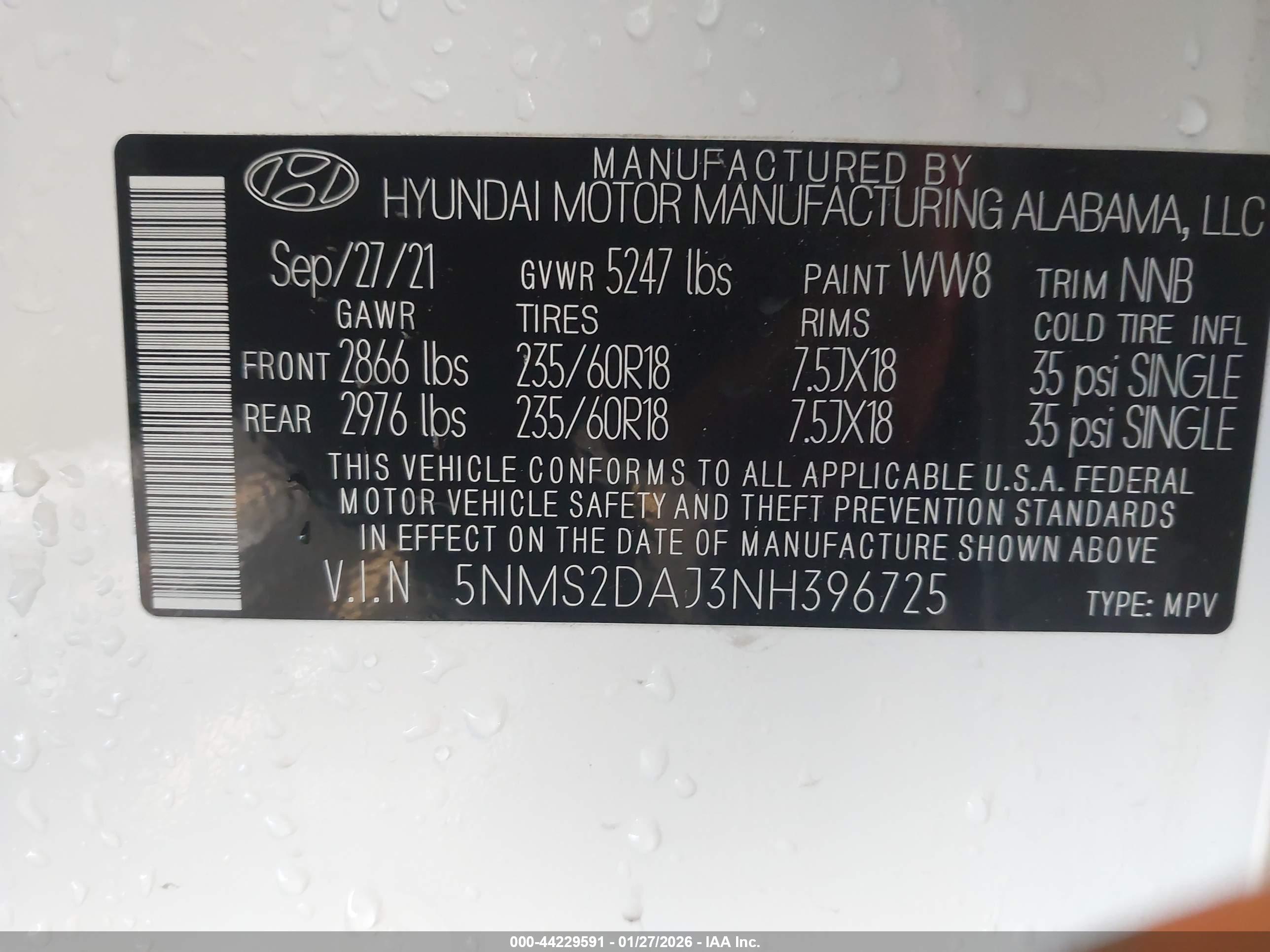 HYUNDAI SANTA image 9