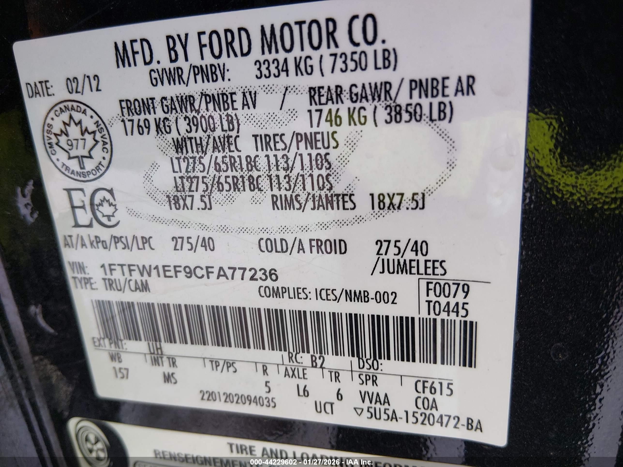 FORD F-150 image 9