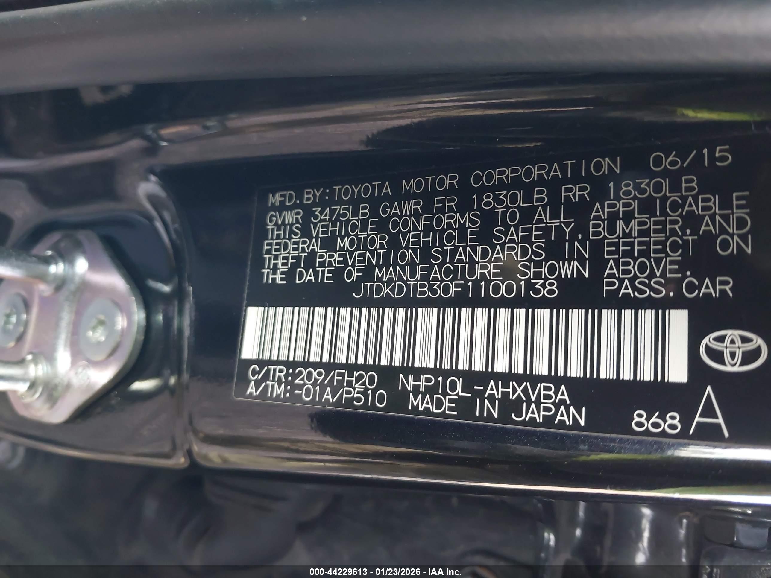 TOYOTA PRIUS image 9