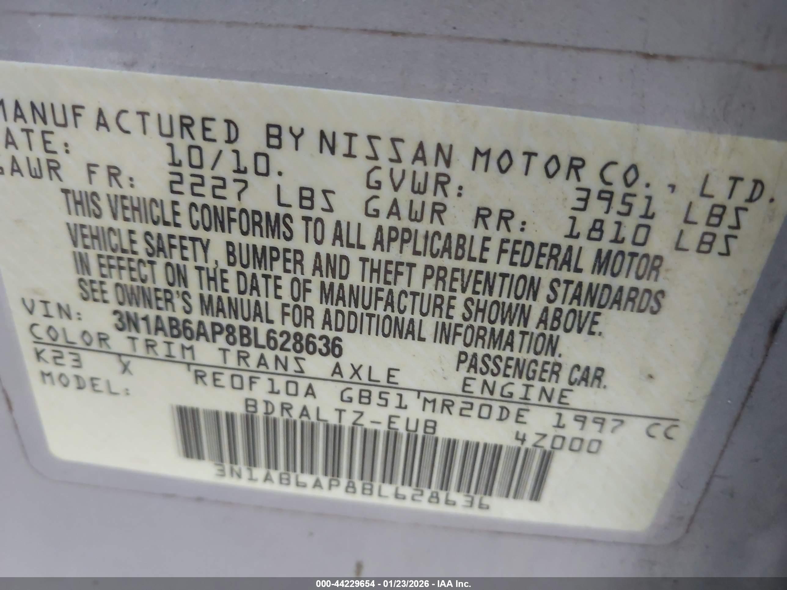 NISSAN SENTRA image 9