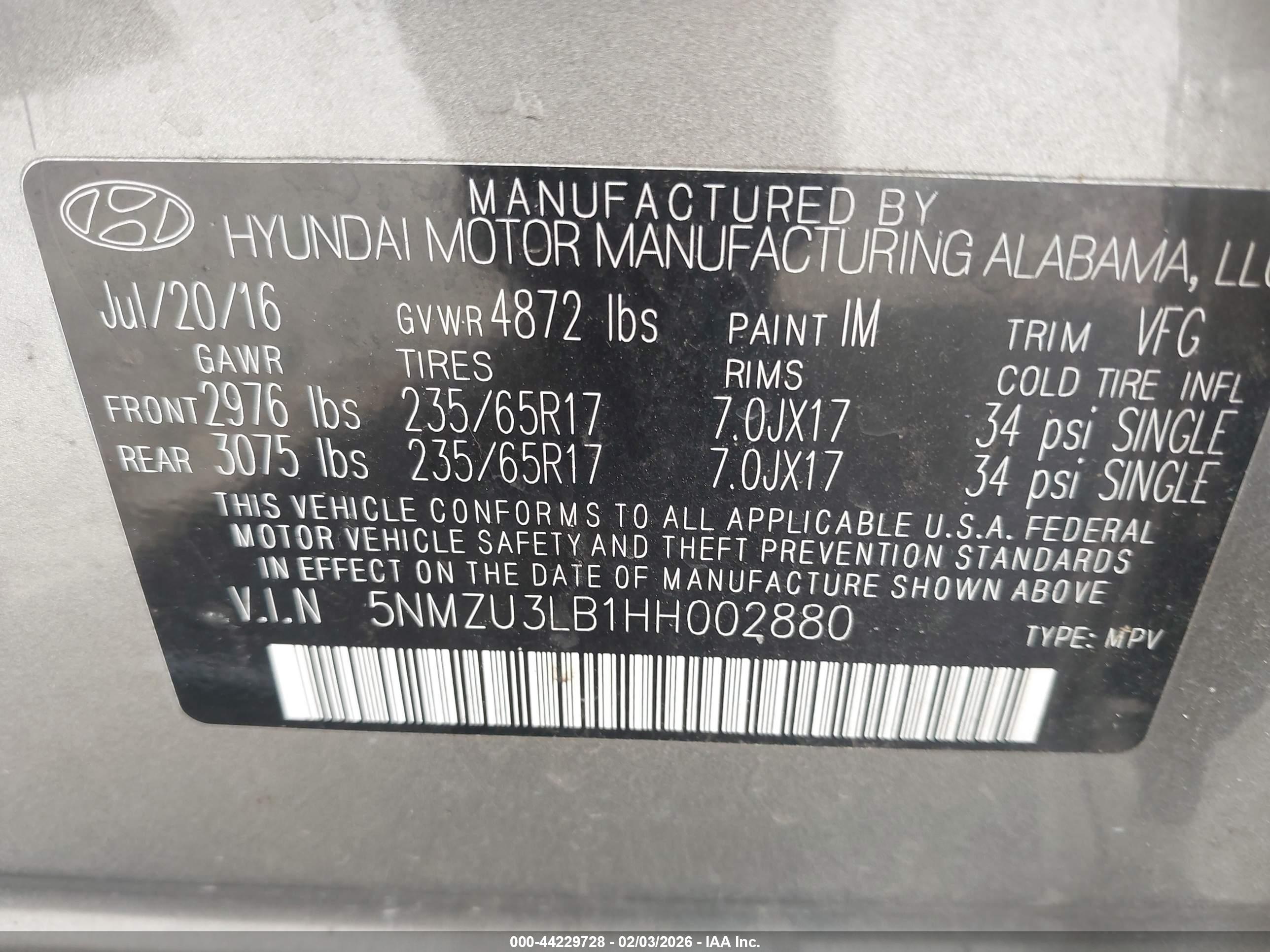 HYUNDAI SANTA image 9