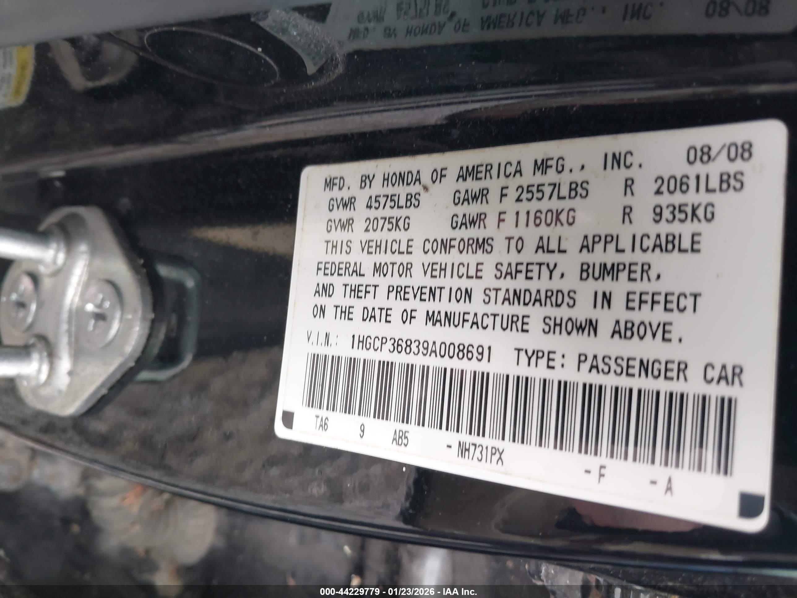 HONDA ACCORD image 9