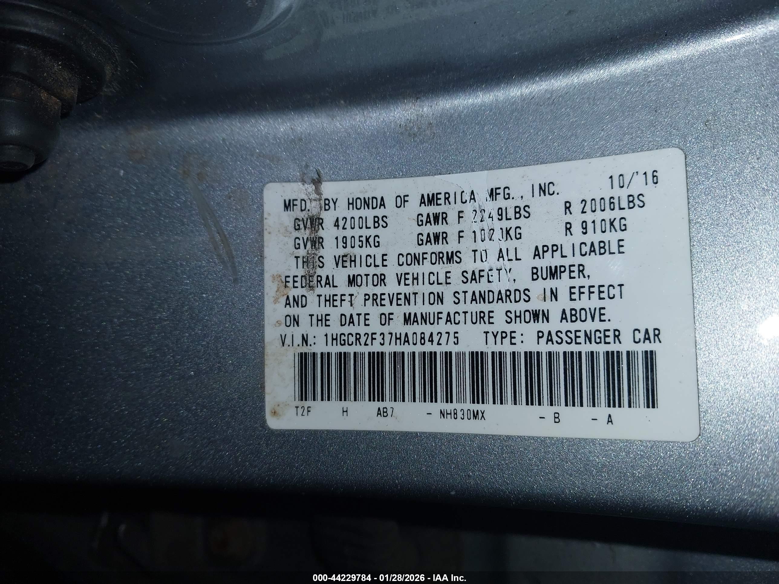 HONDA ACCORD image 9