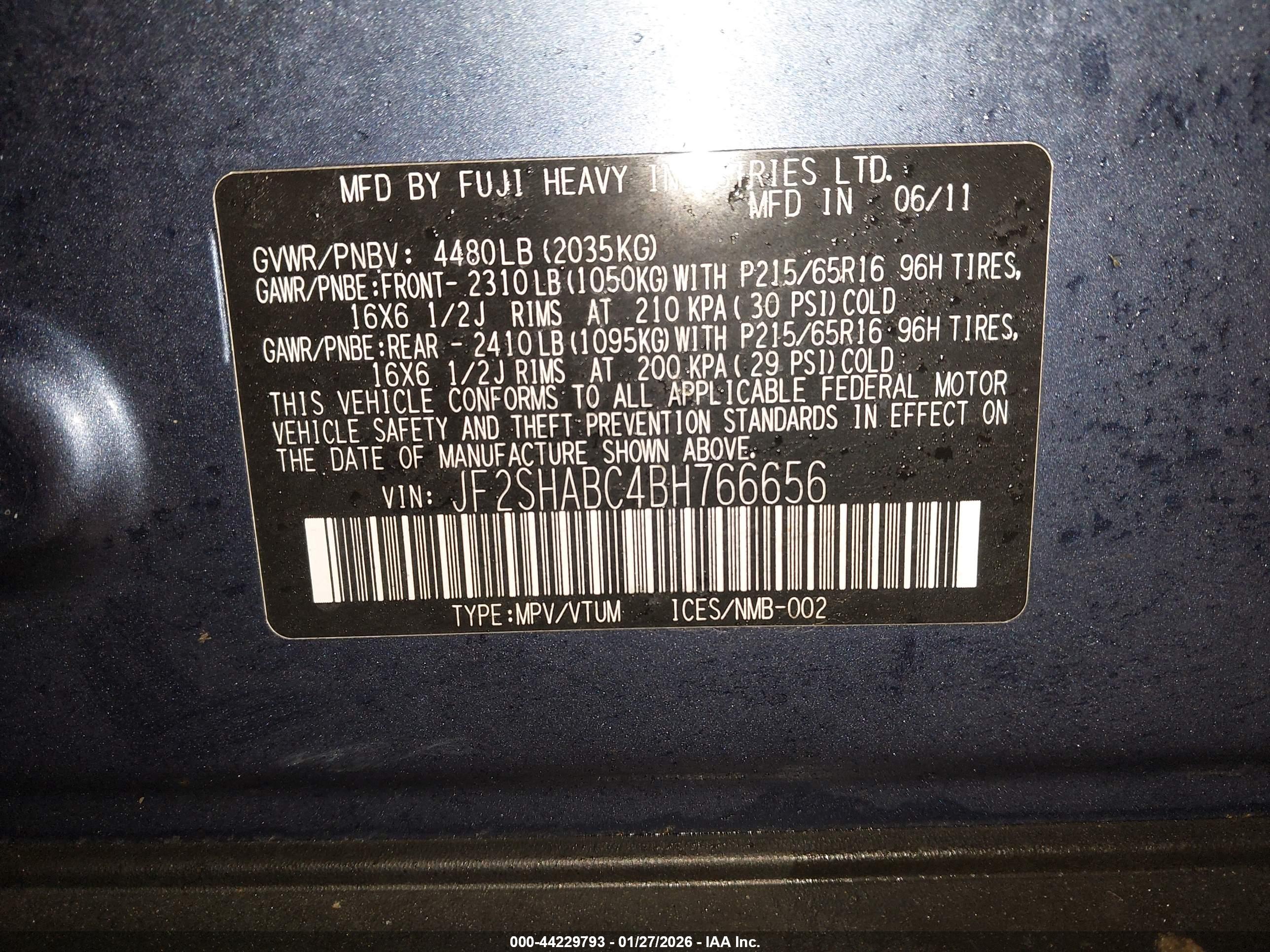 SUBARU FORESTER image 9