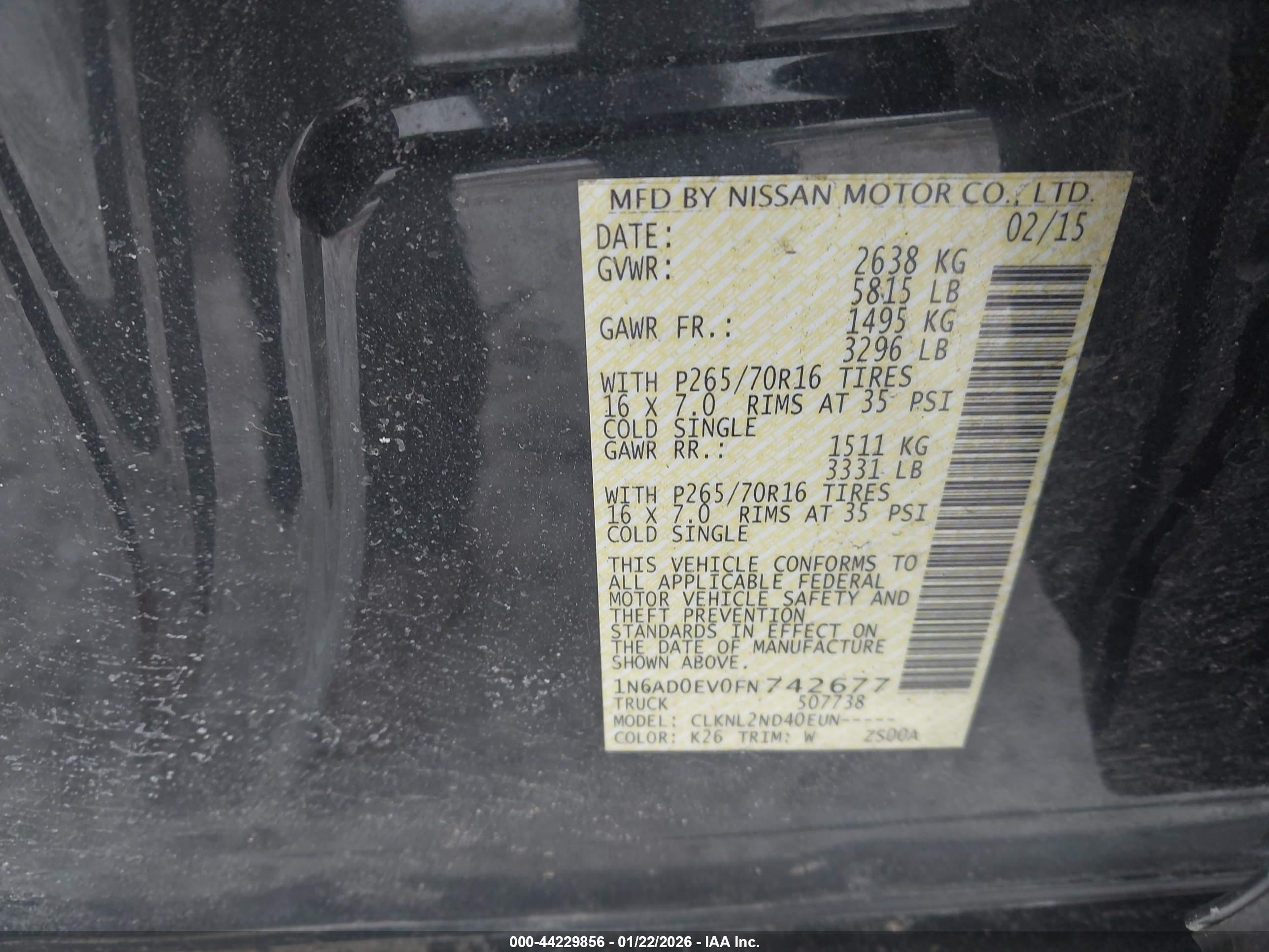 NISSAN FRONTIER image 9