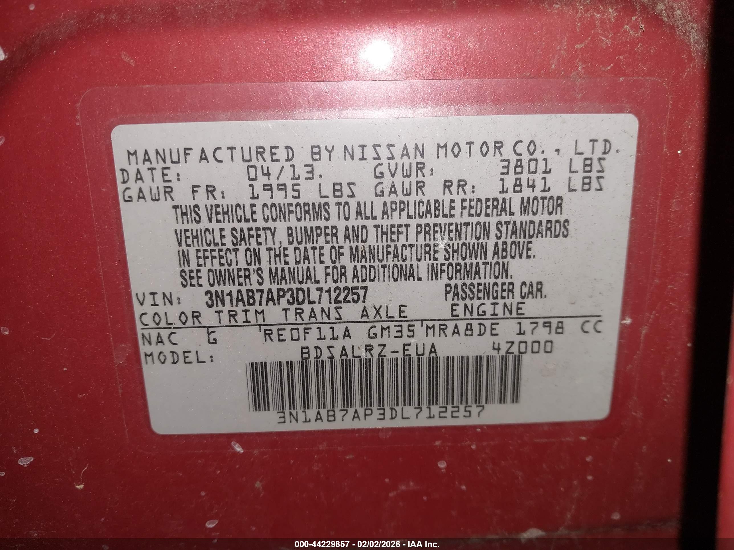NISSAN SENTRA image 9