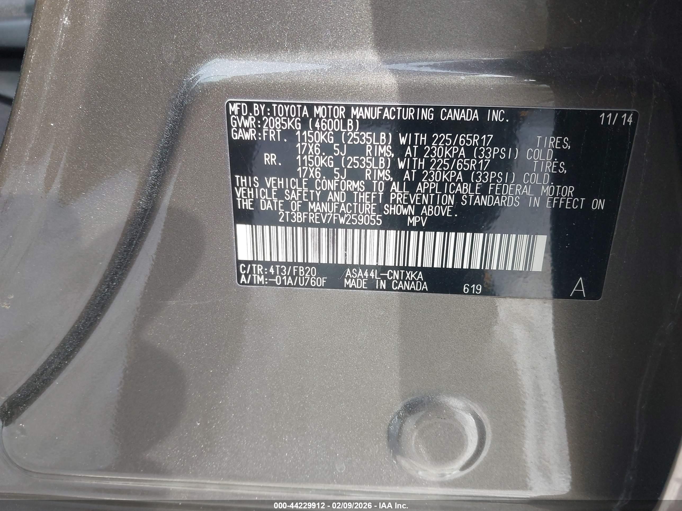 TOYOTA RAV4 image 9