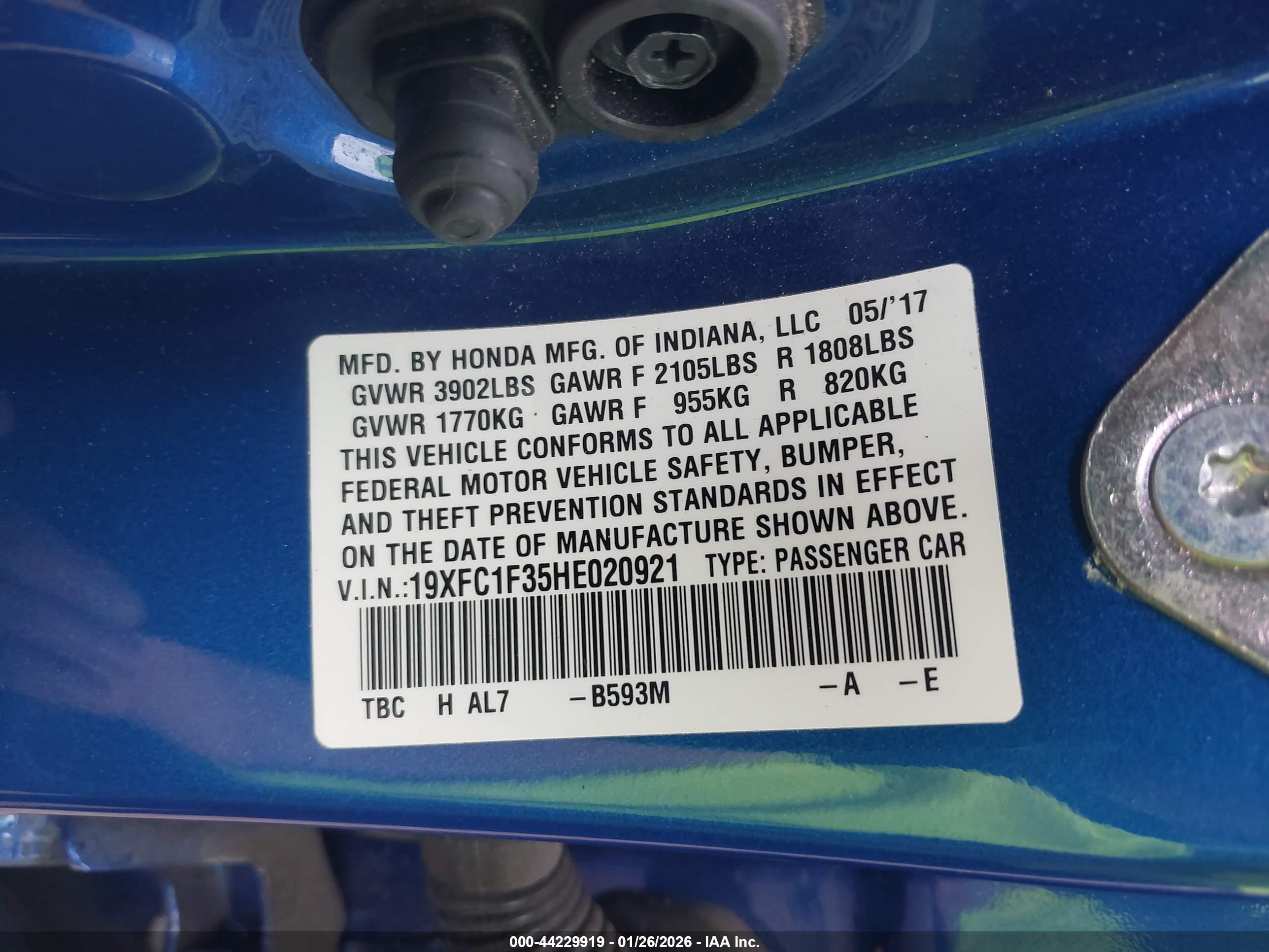 HONDA CIVIC image 9