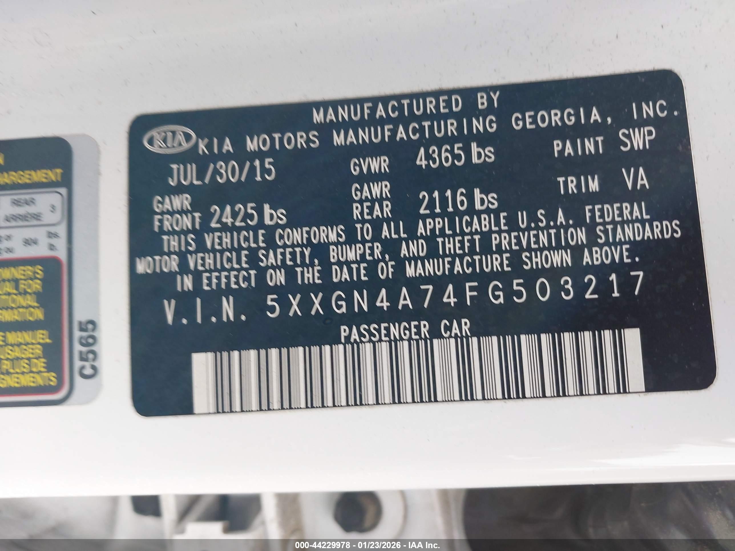 KIA OPTIMA image 9