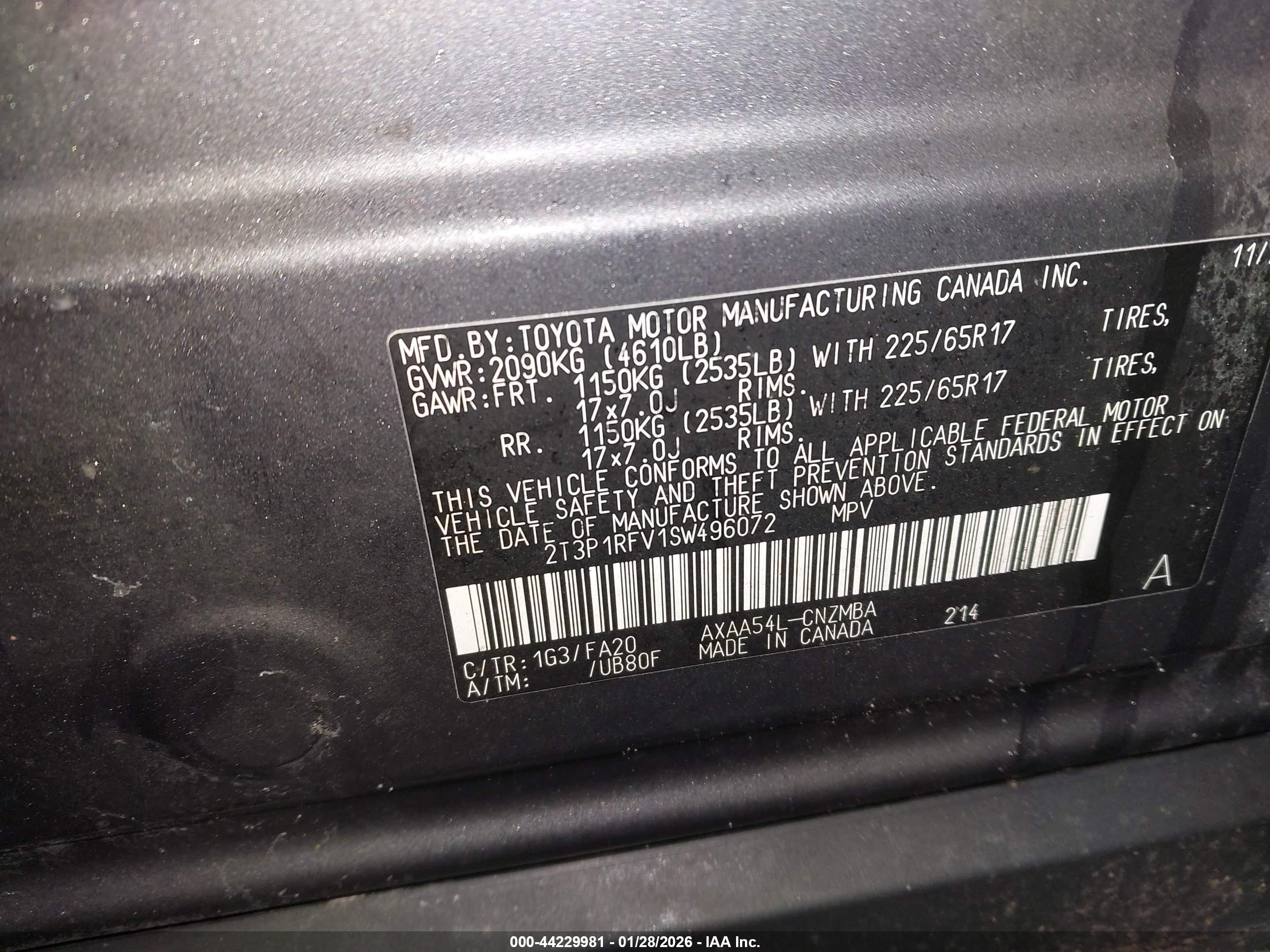 TOYOTA RAV4 image 9