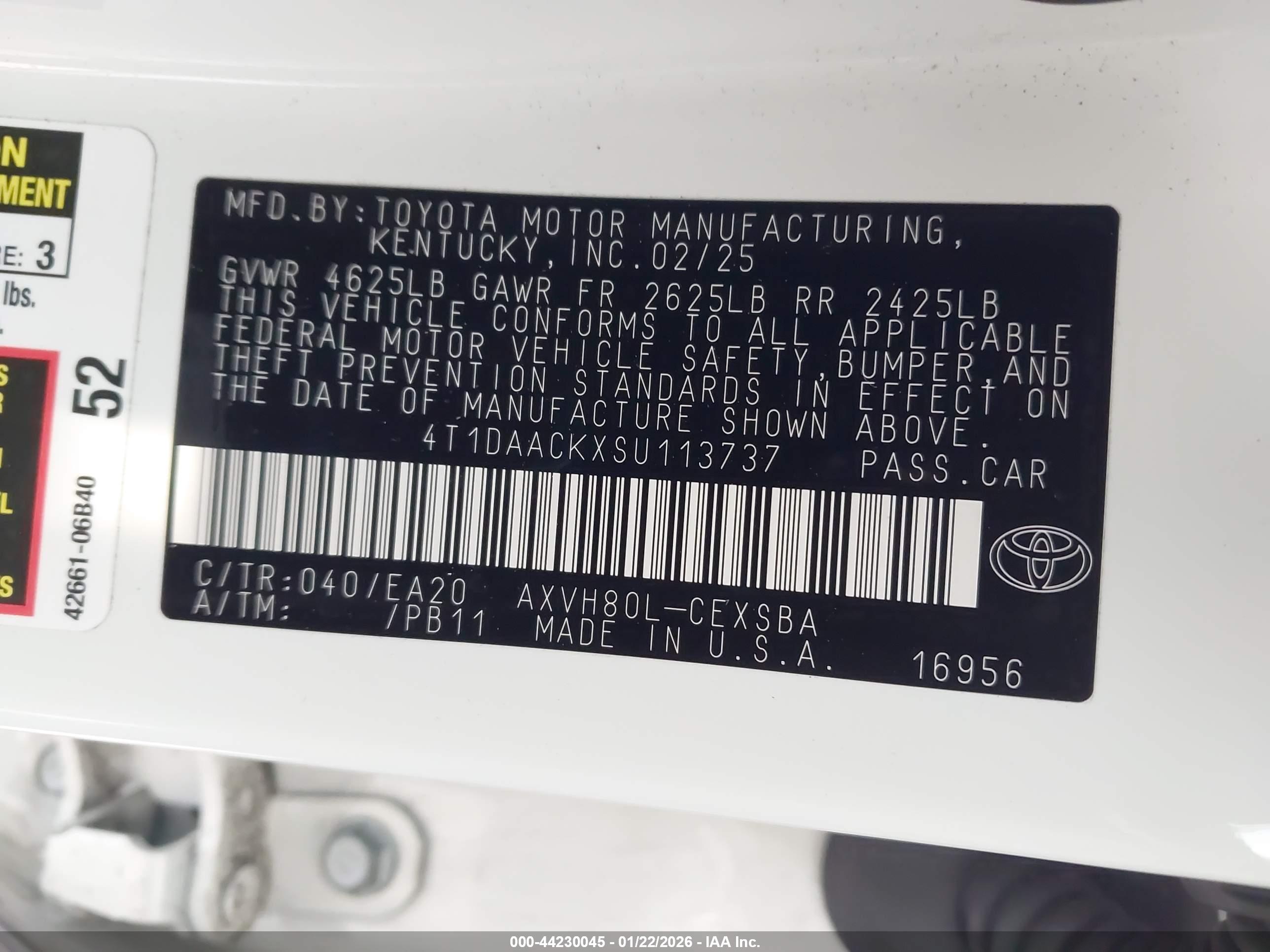 TOYOTA CAMRY image 9