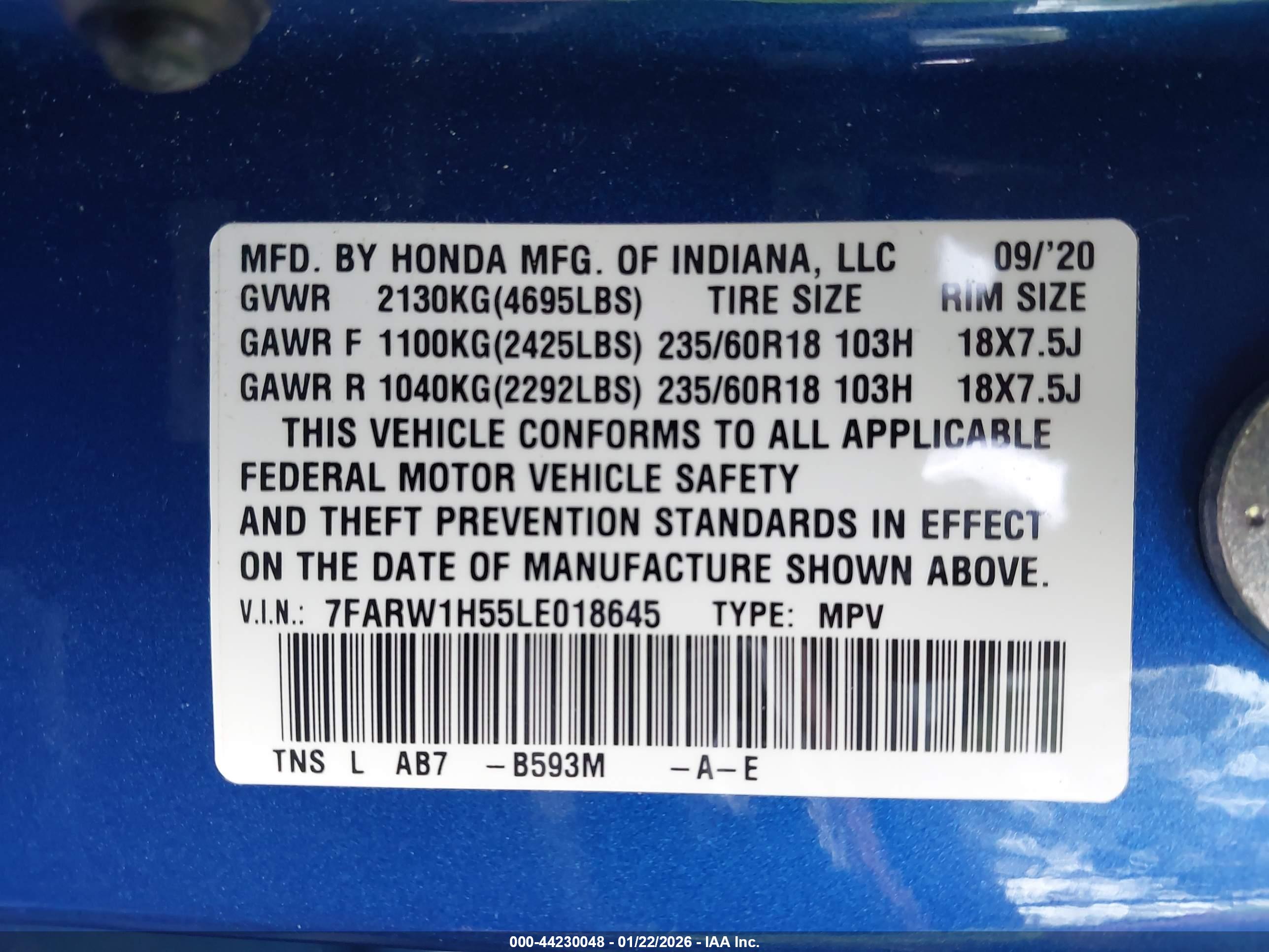 HONDA CR-V image 9