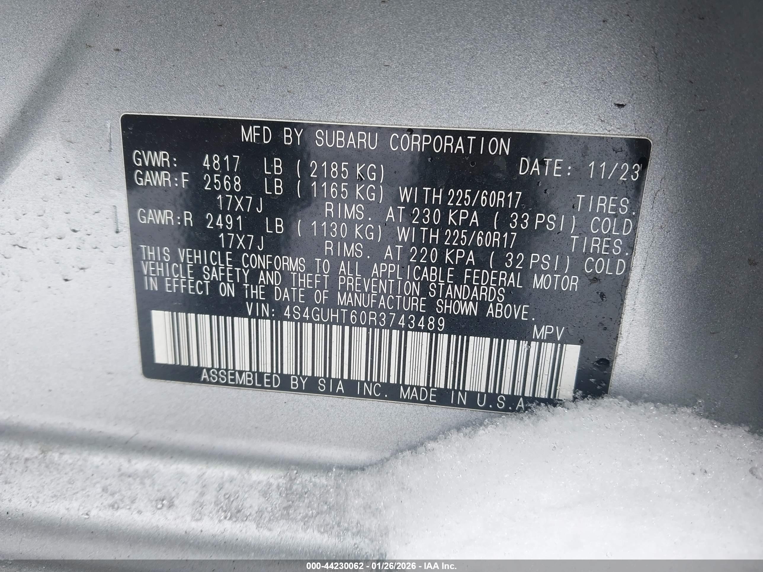 SUBARU CROSSTREK image 9