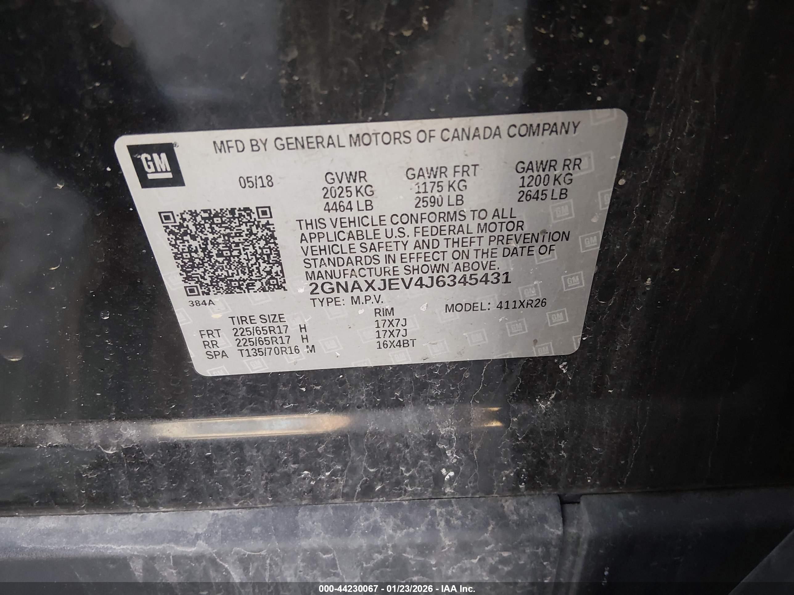 CHEVROLET EQUINOX image 9