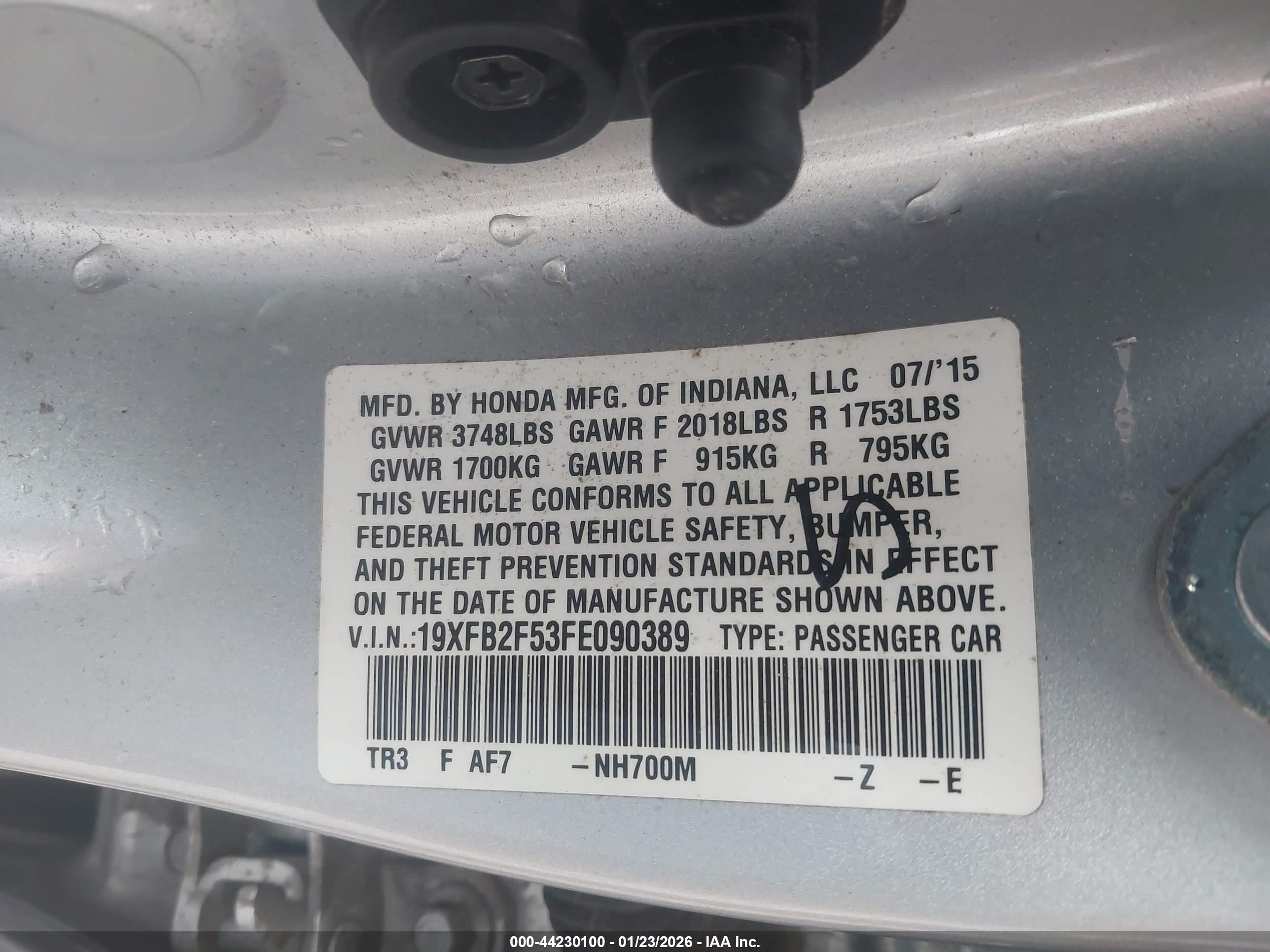 HONDA CIVIC image 9