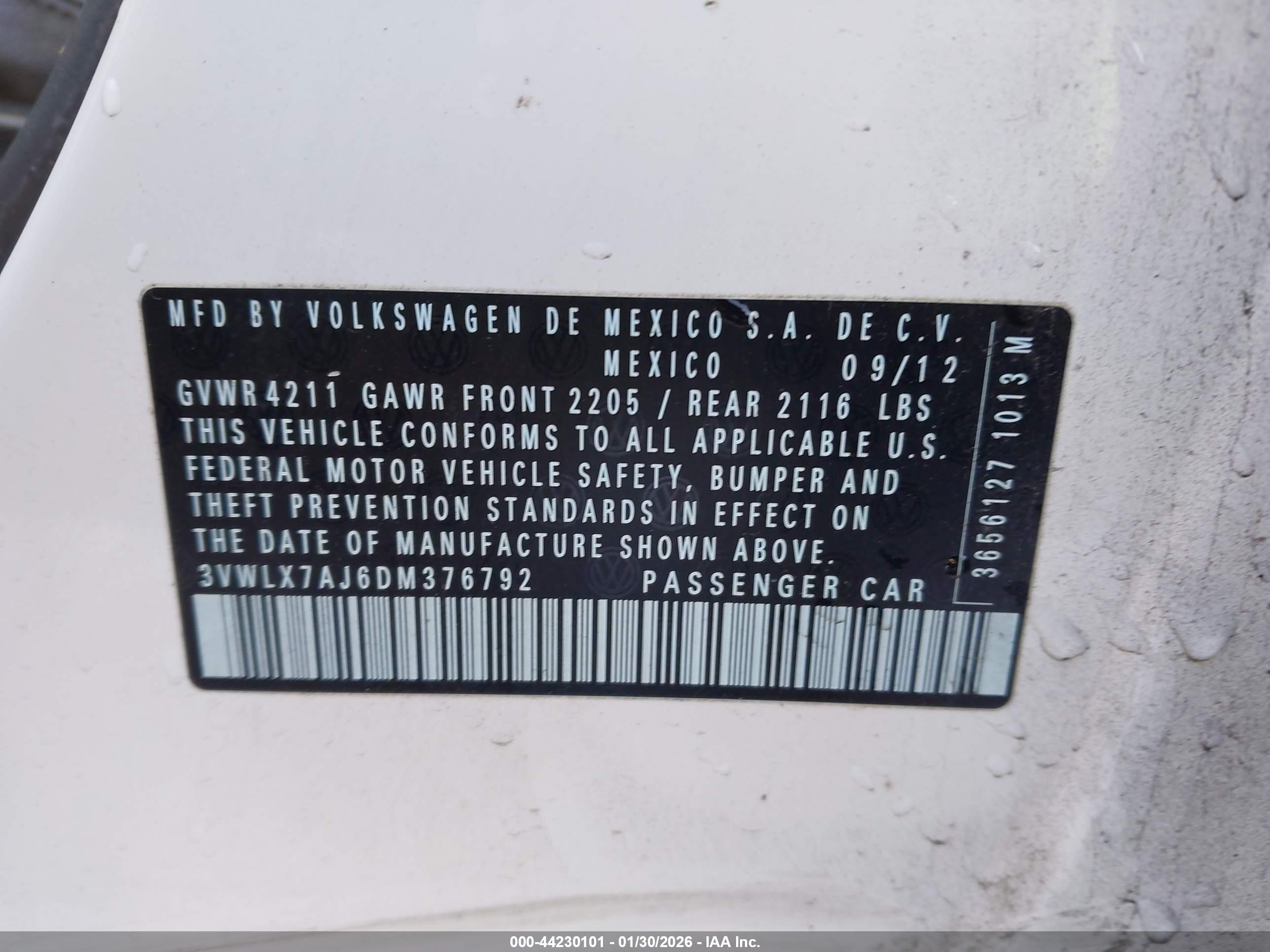 VOLKSWAGEN JETTA image 9