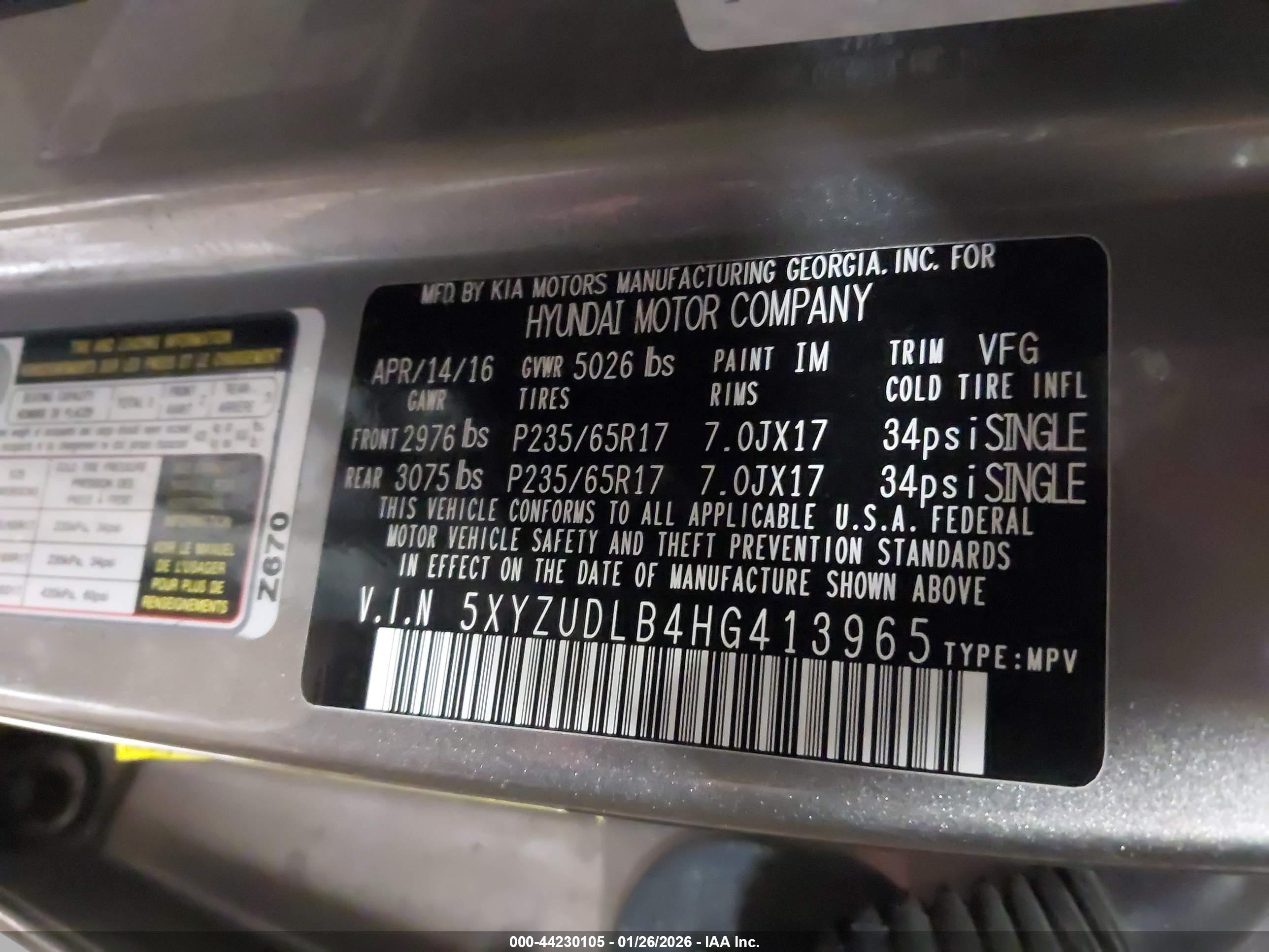 HYUNDAI SANTA image 9