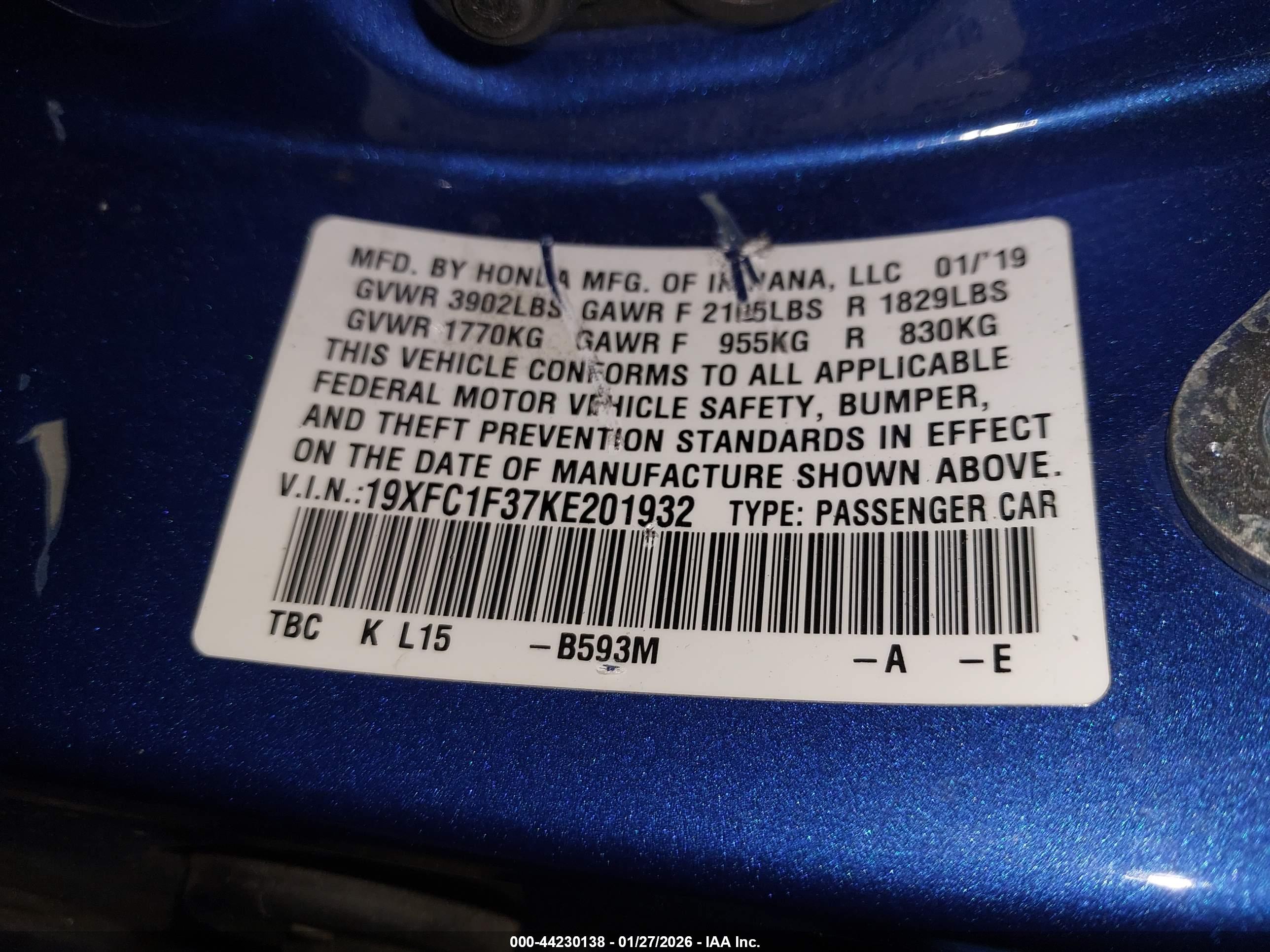 HONDA CIVIC image 9
