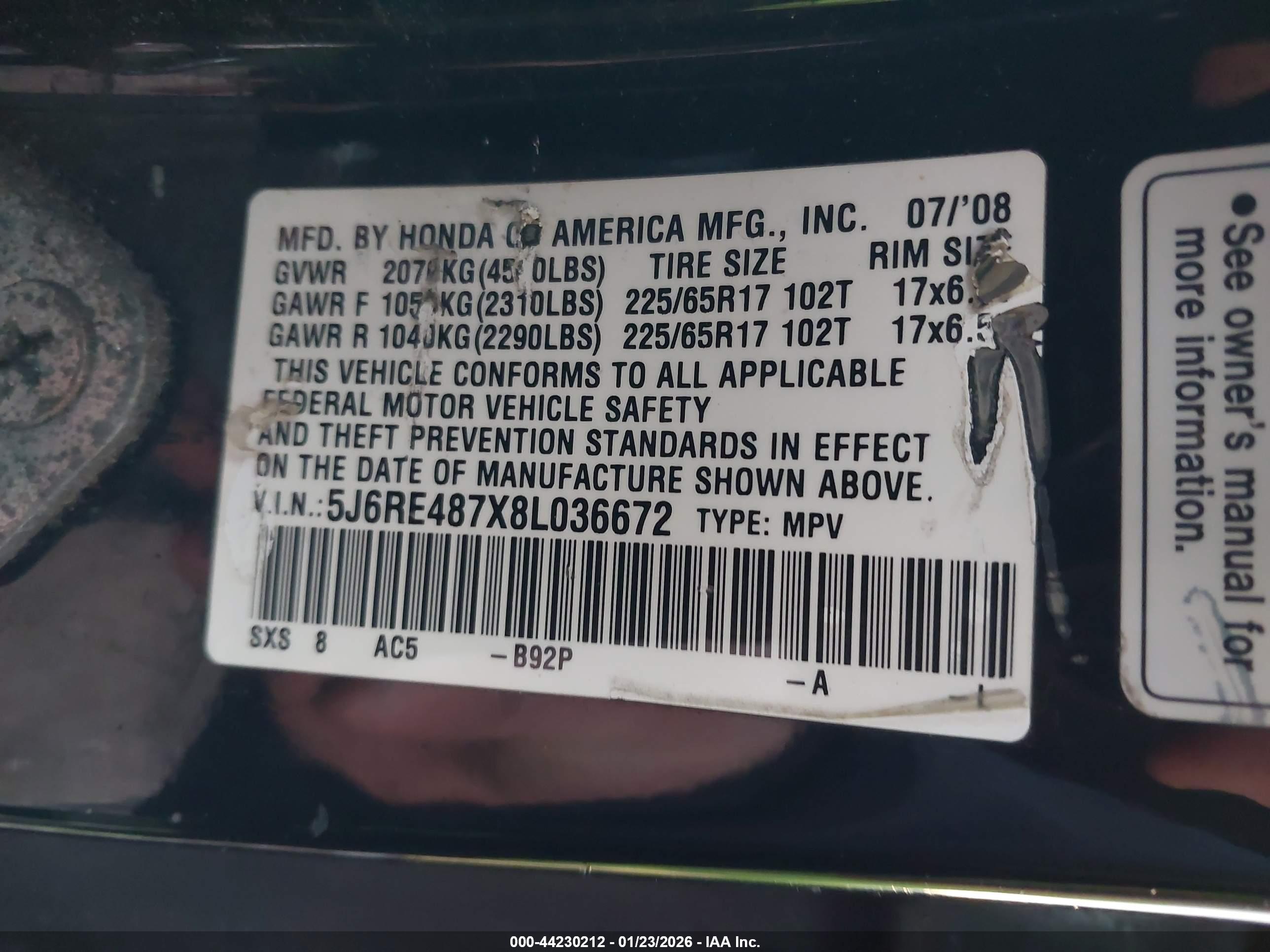 HONDA CR-V image 9