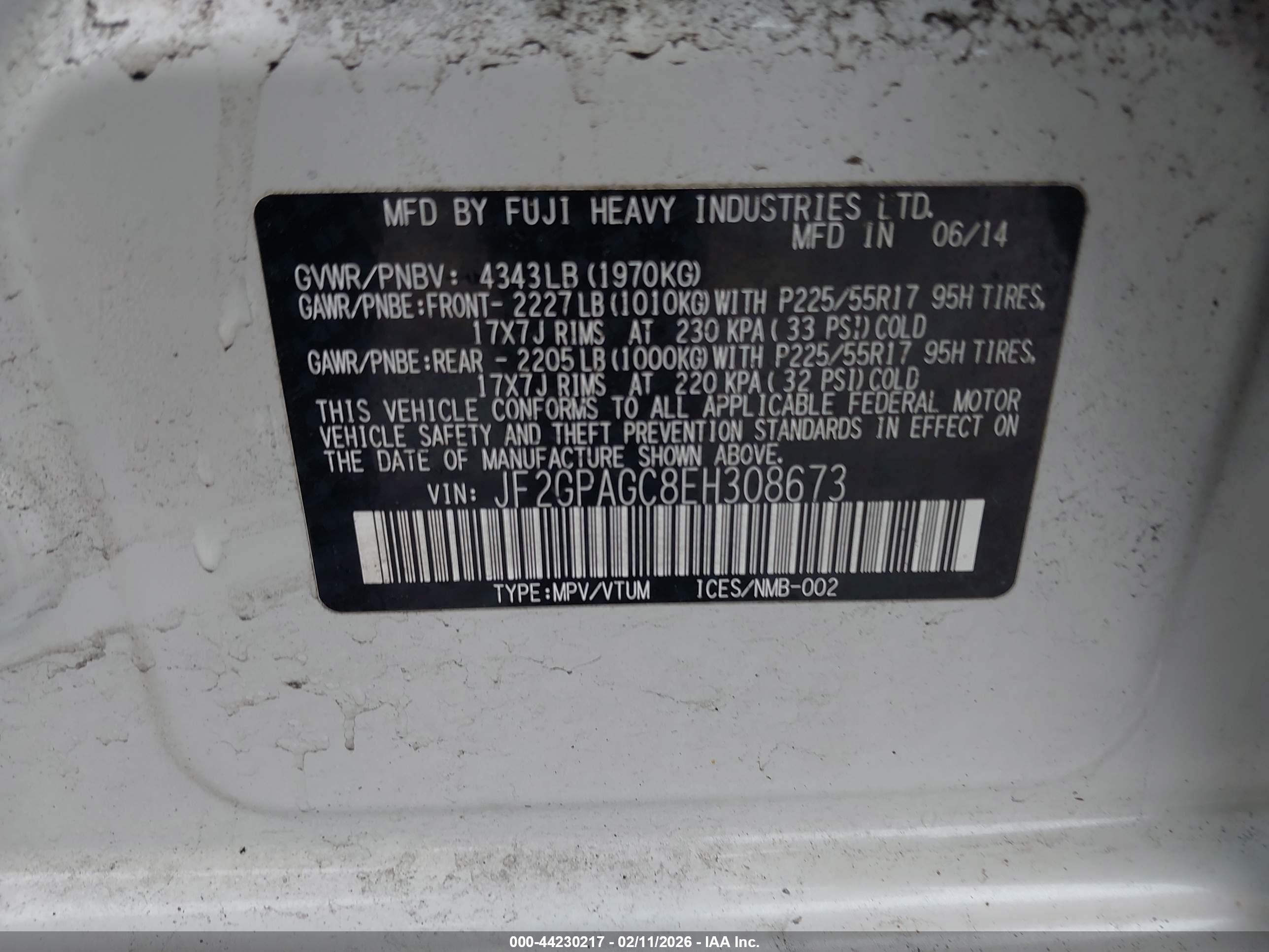 SUBARU XV image 9