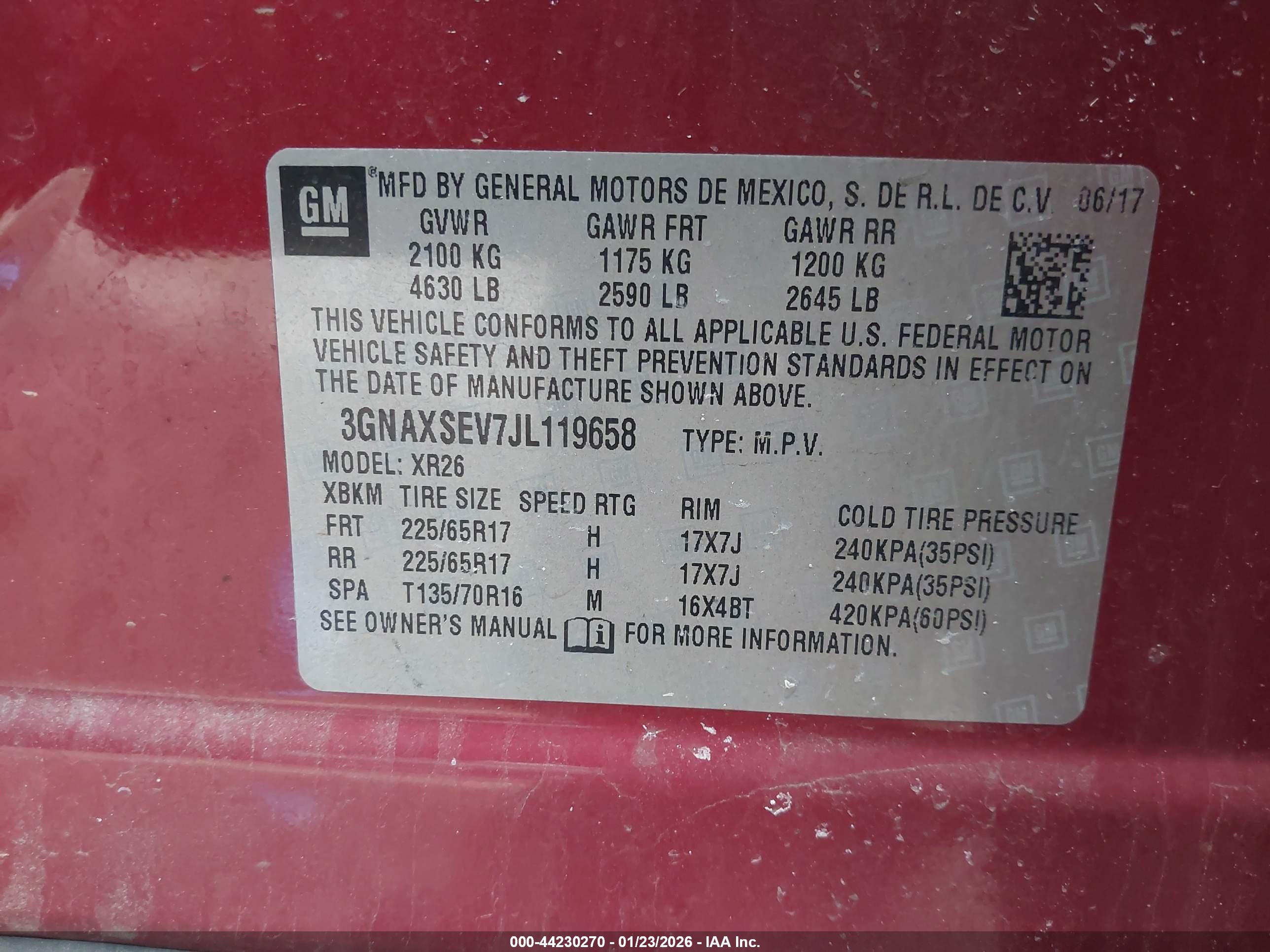 CHEVROLET EQUINOX image 9