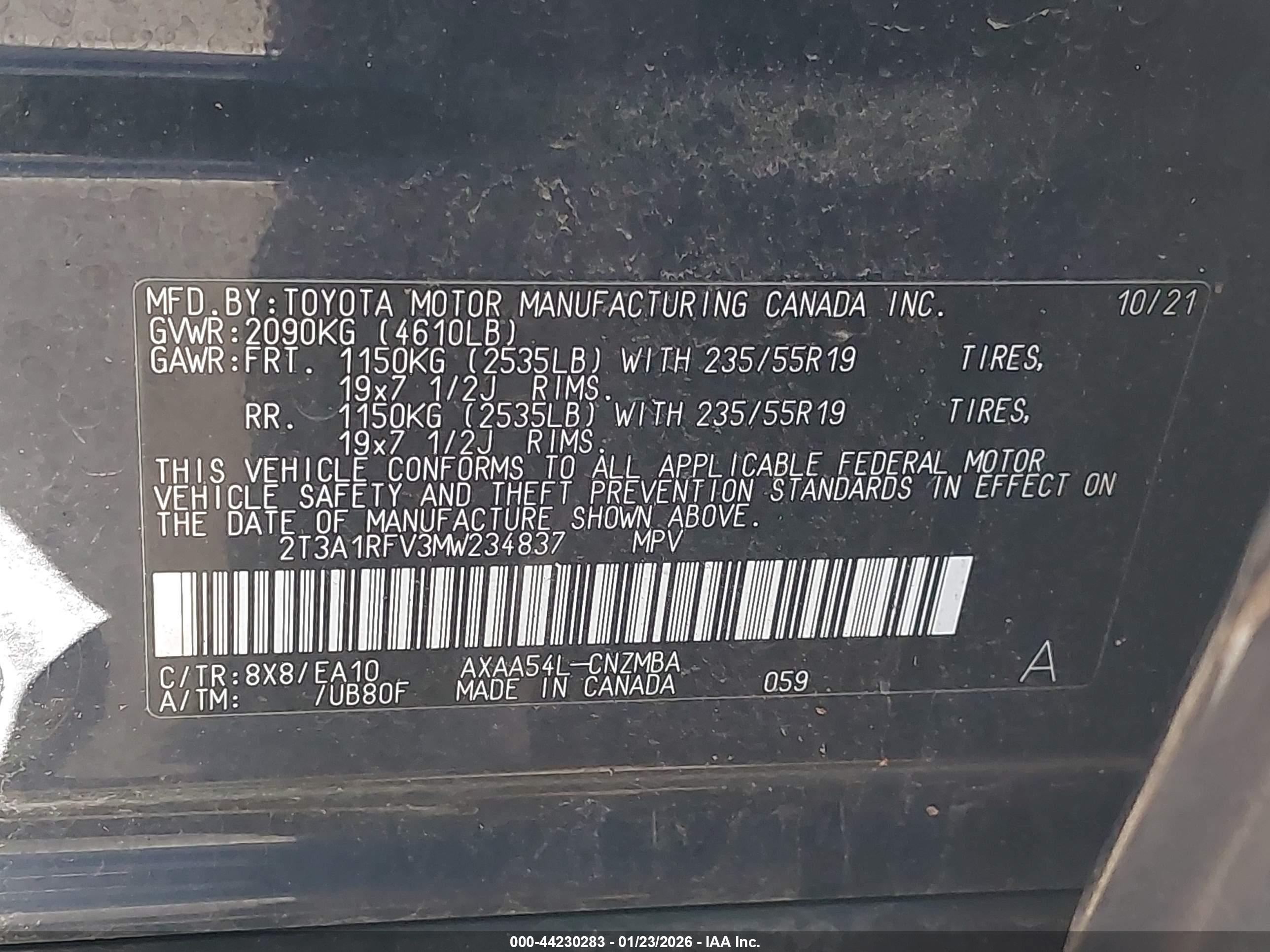 TOYOTA RAV4 image 9