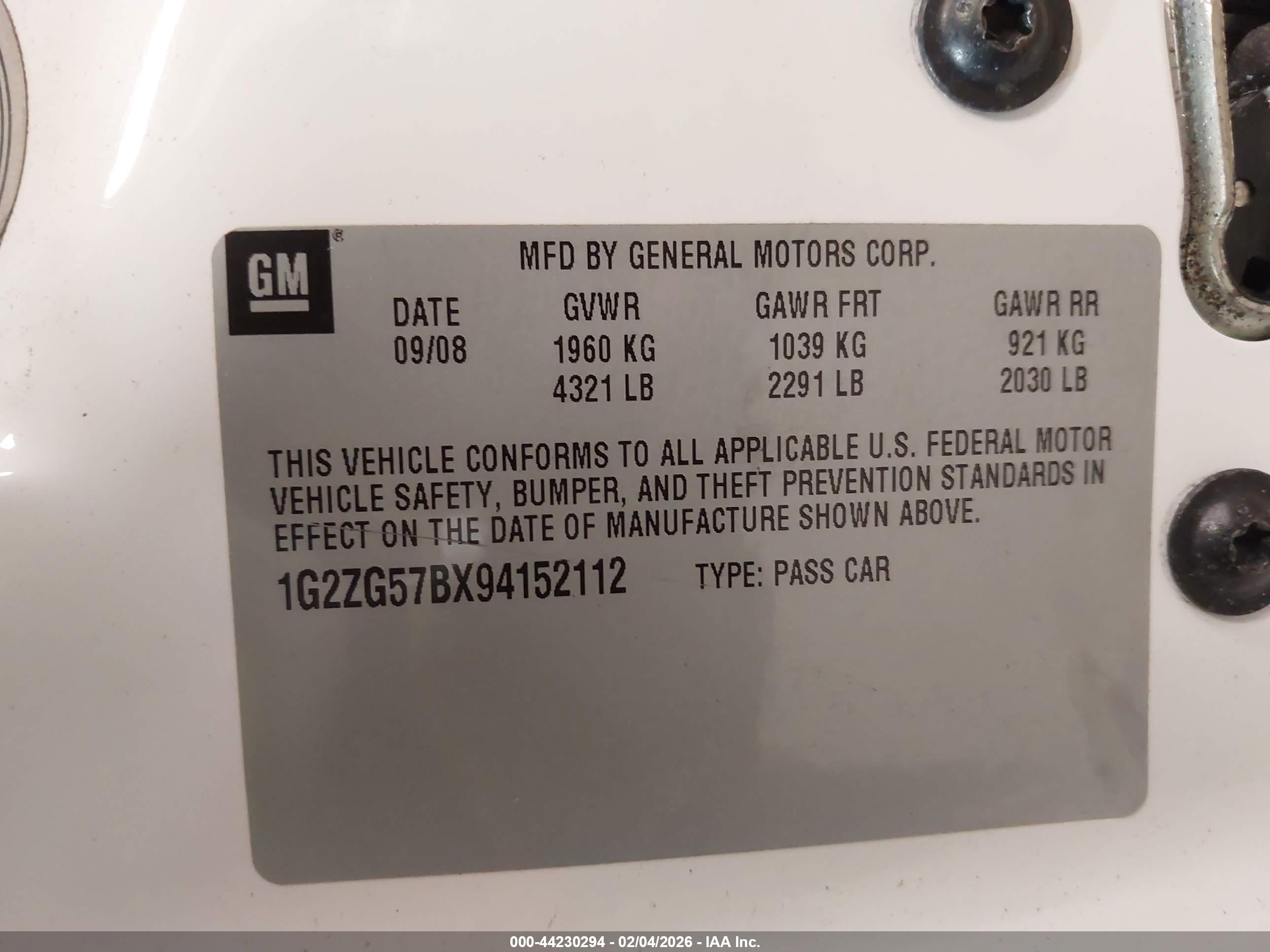 PONTIAC G6 image 9