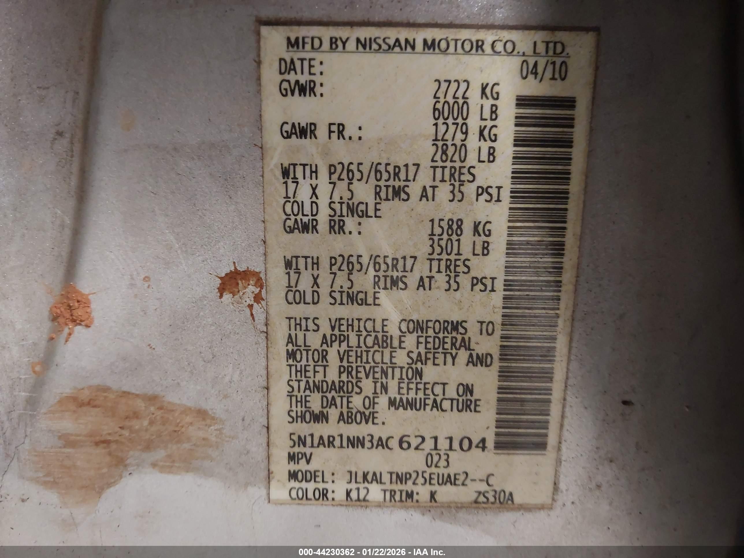 NISSAN PATHFINDER image 9