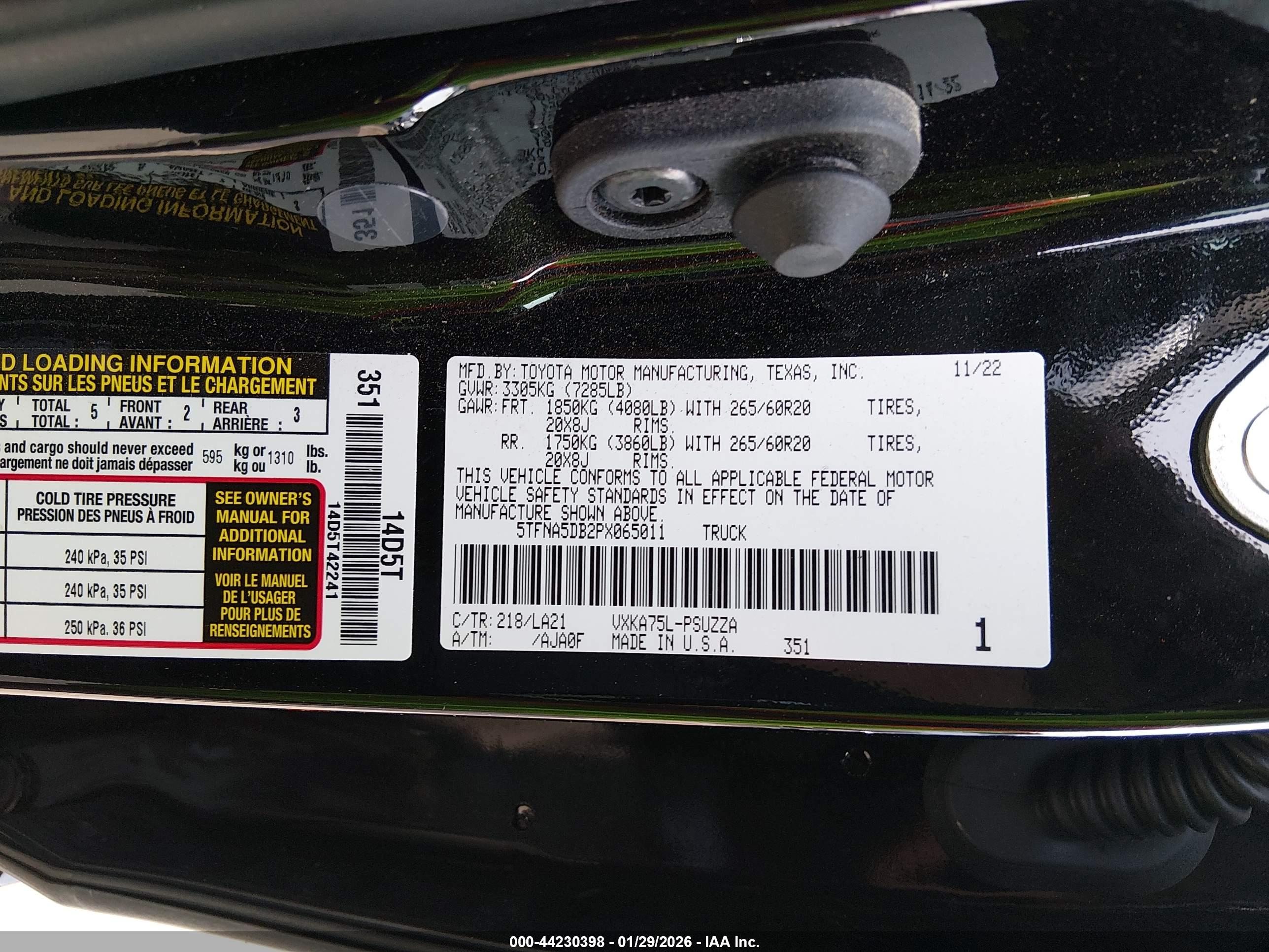 TOYOTA TUNDRA image 9