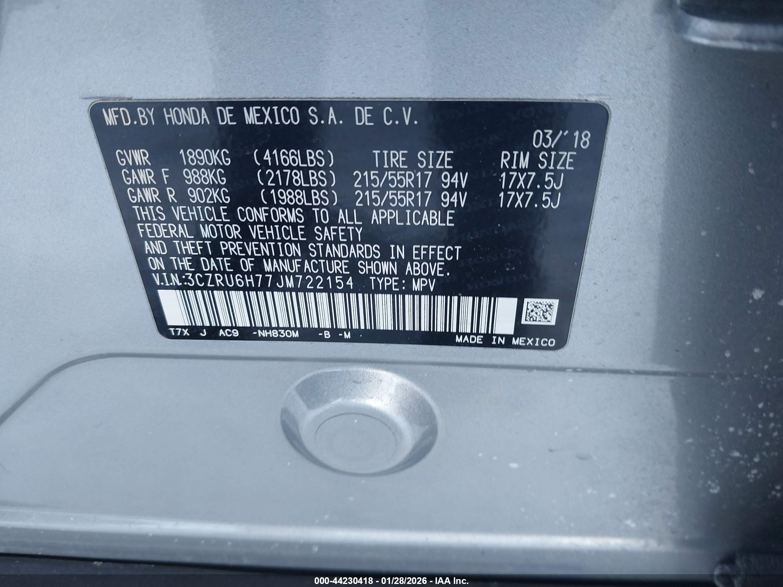 HONDA HR-V image 9
