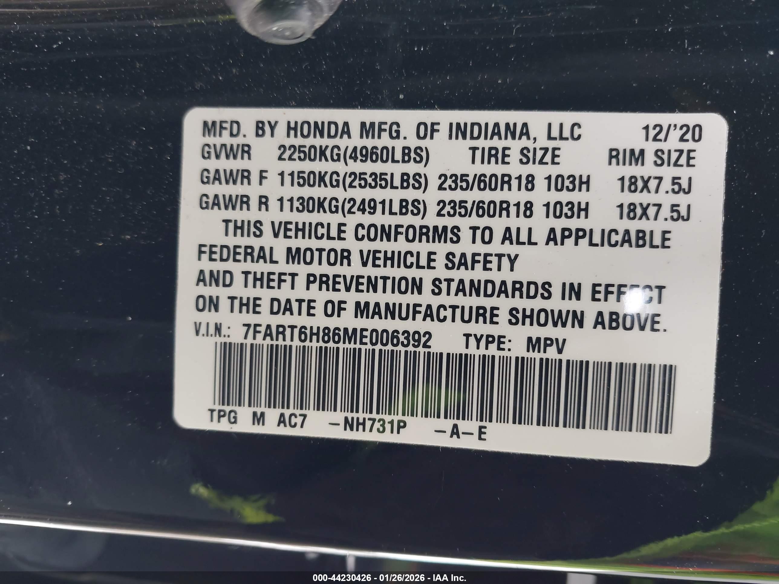 HONDA CR-V image 9