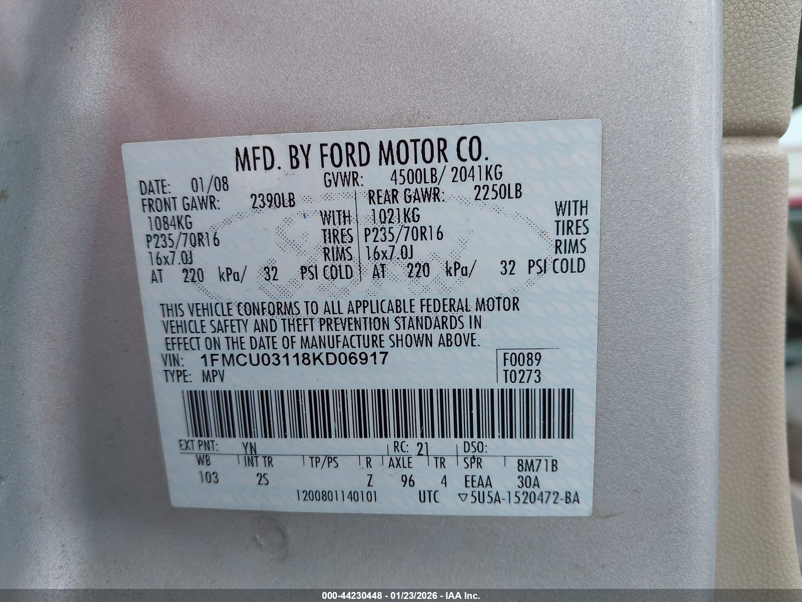 FORD ESCAPE image 9