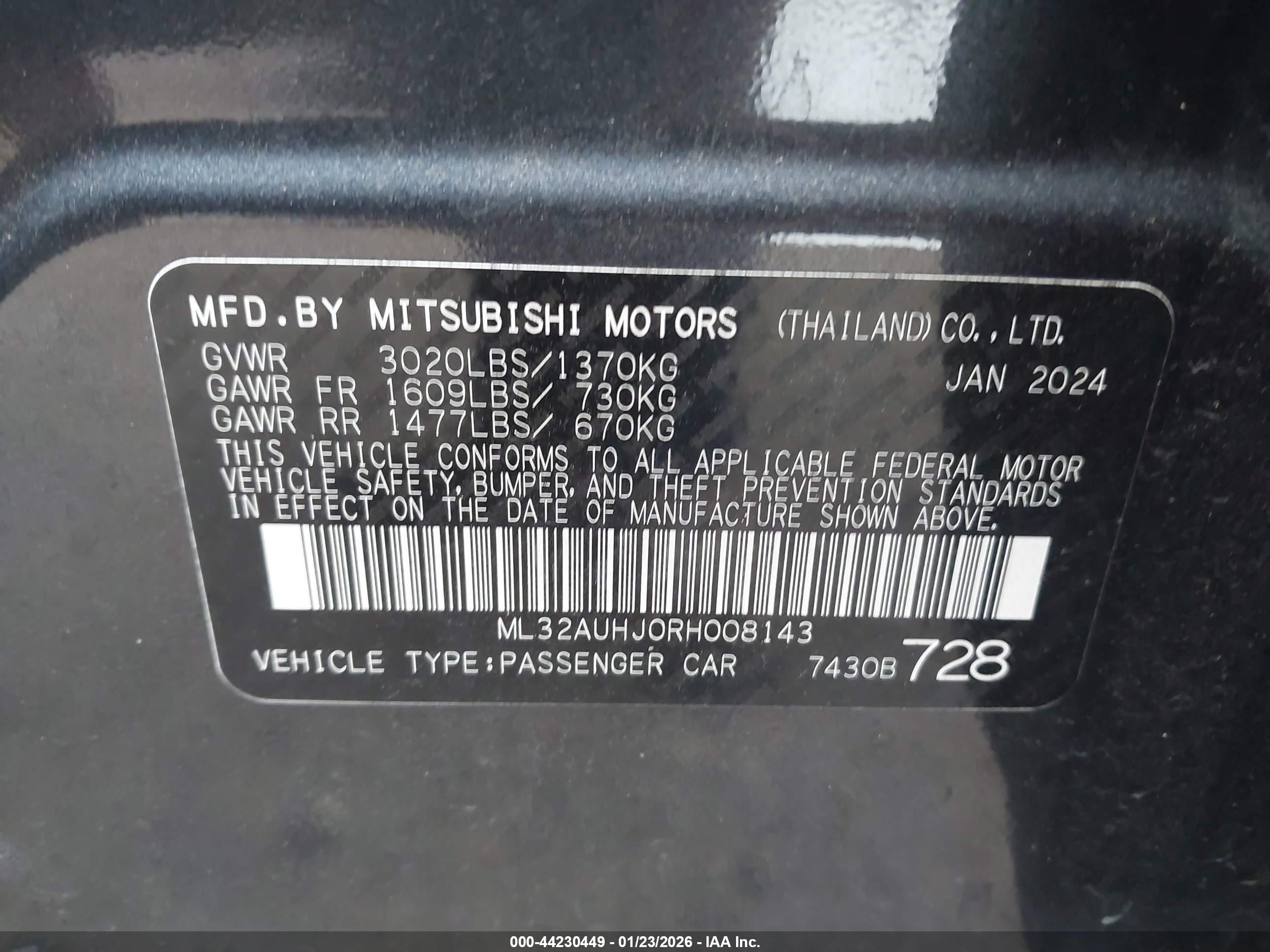 MITSUBISHI MIRAGE image 9