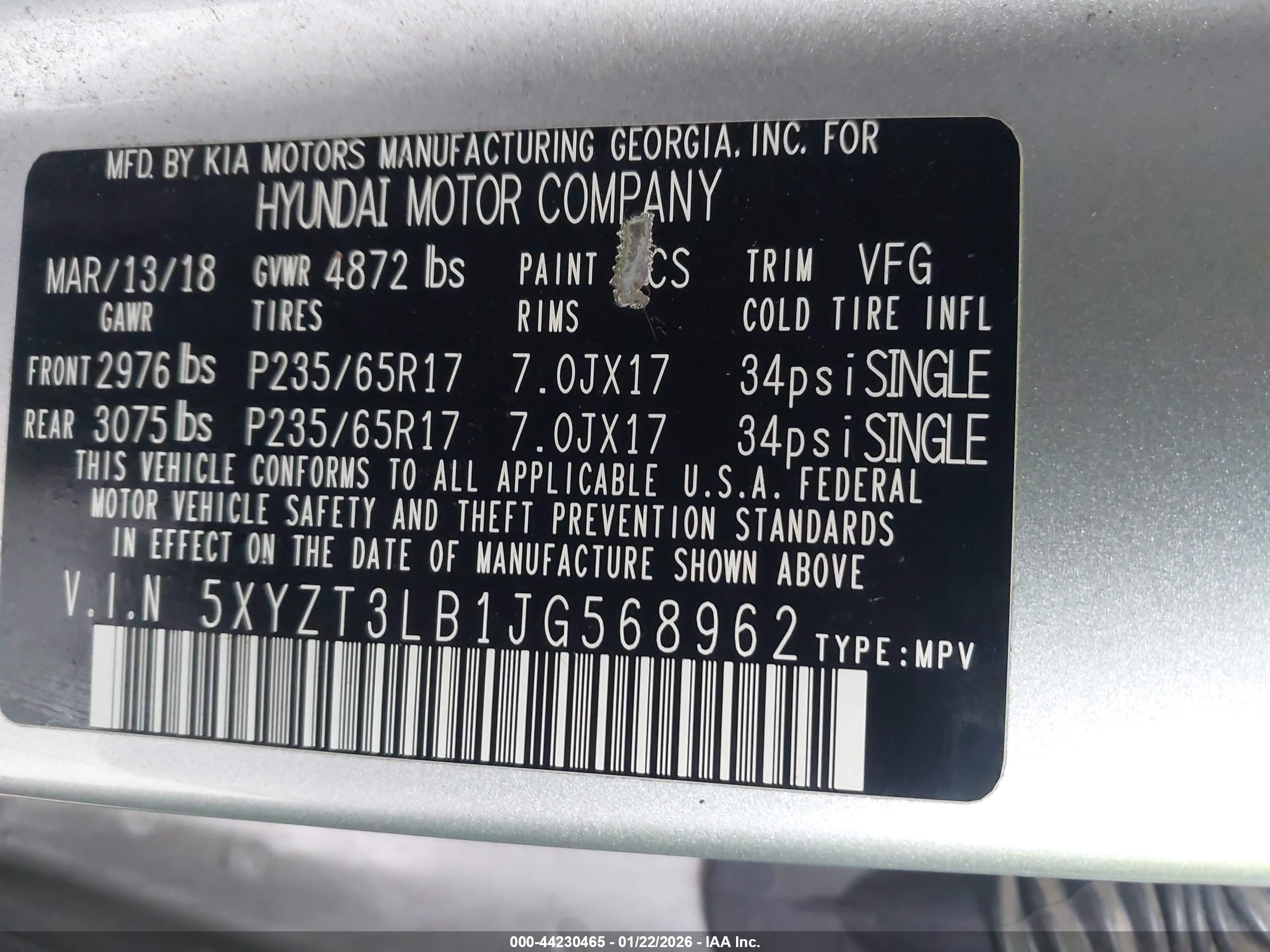 HYUNDAI SANTA image 9