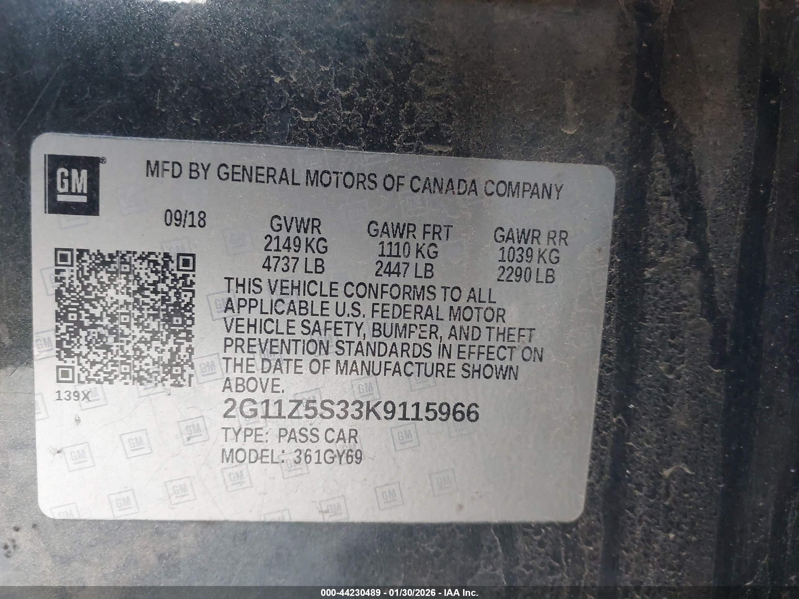CHEVROLET IMPALA image 9