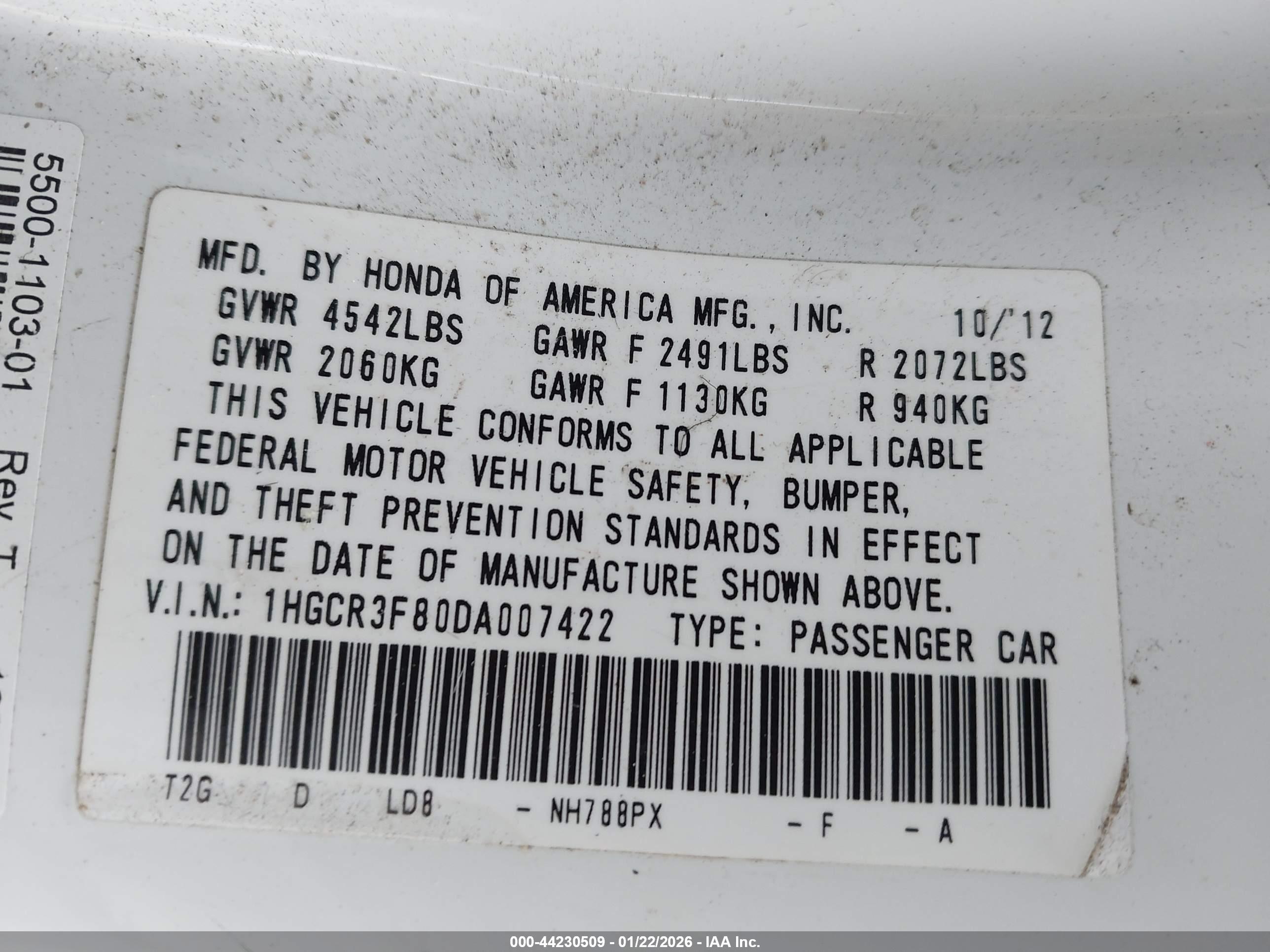 HONDA ACCORD image 9