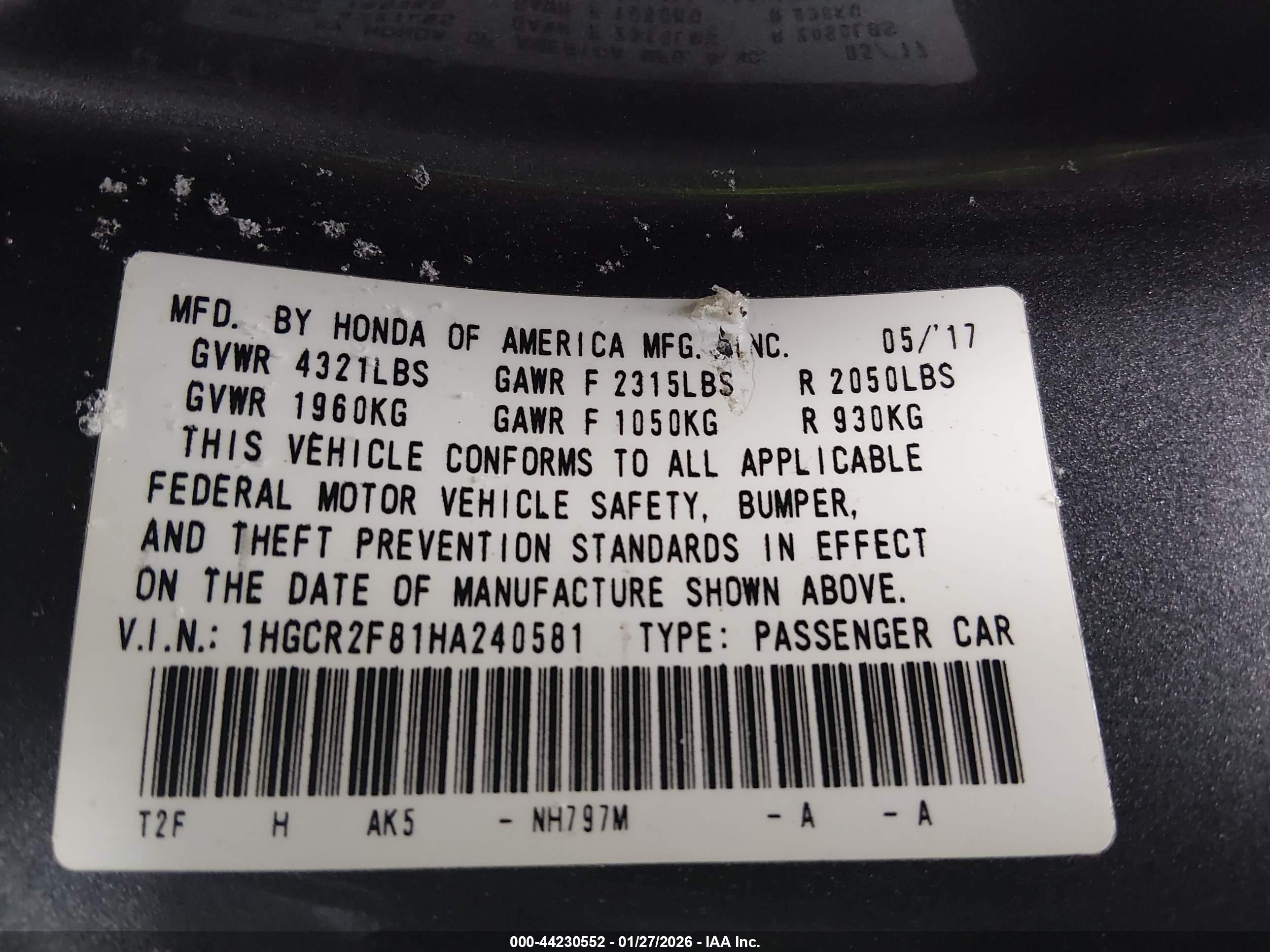 HONDA ACCORD image 9