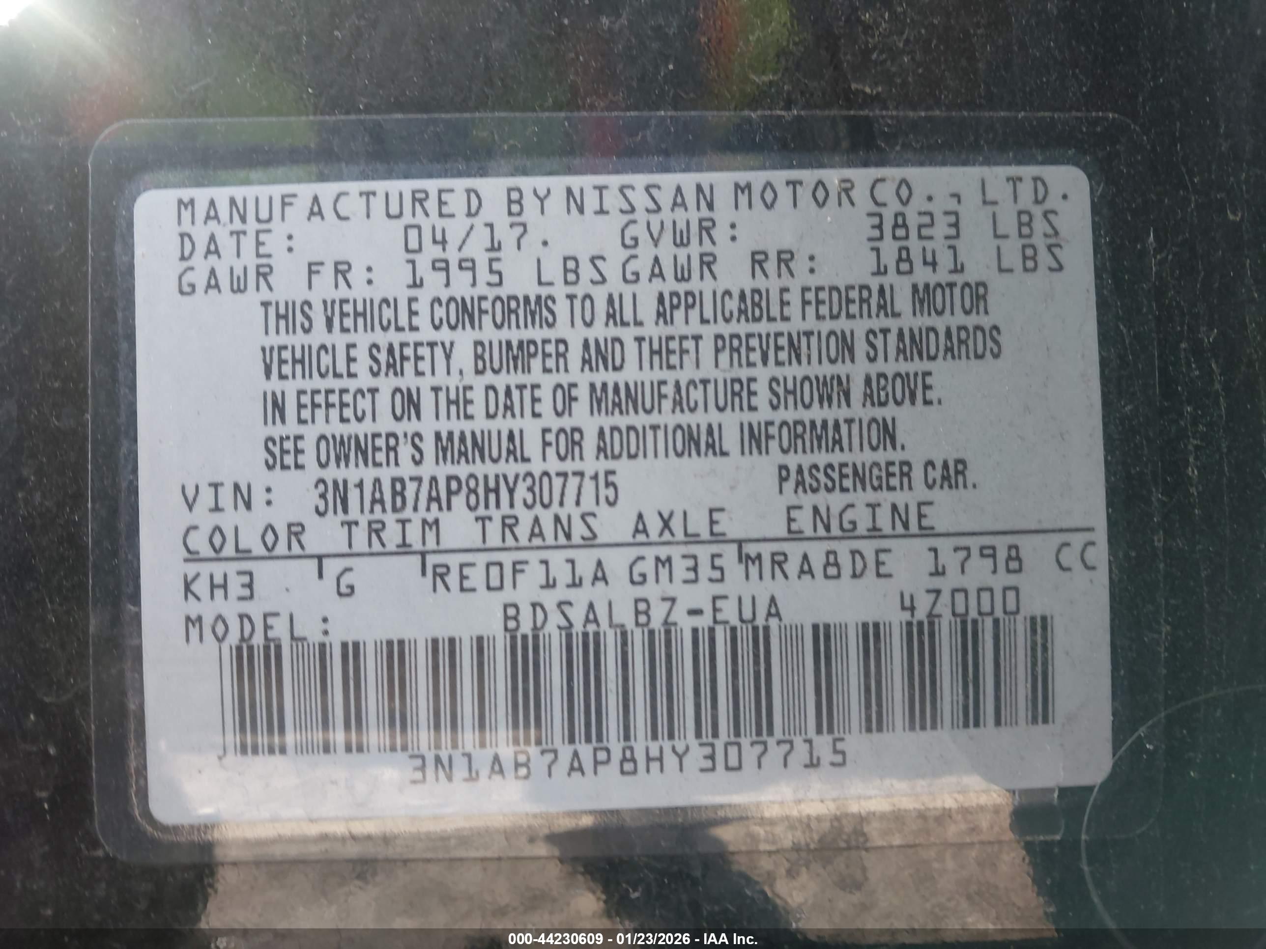 NISSAN SENTRA image 9