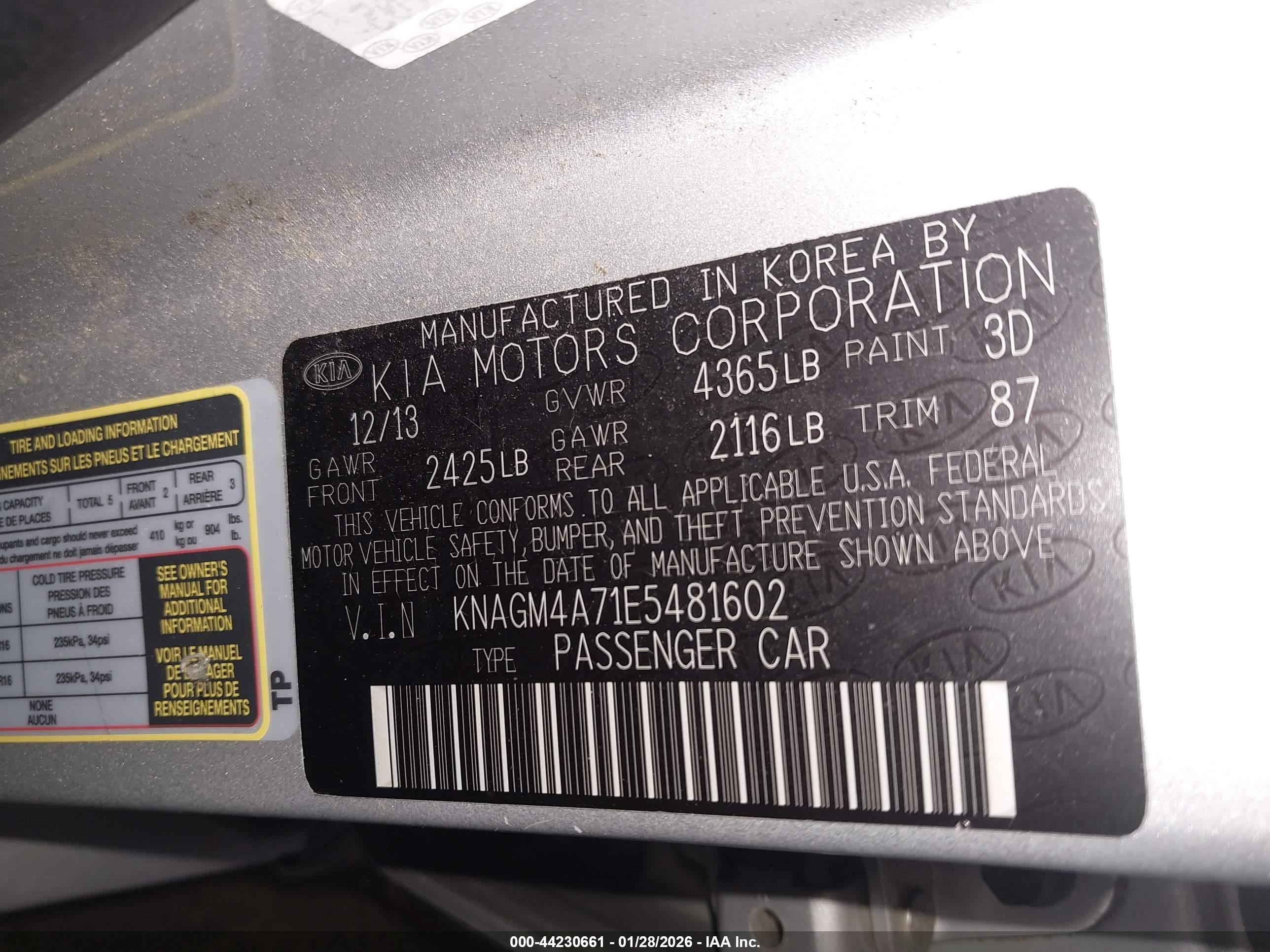 KIA OPTIMA image 9
