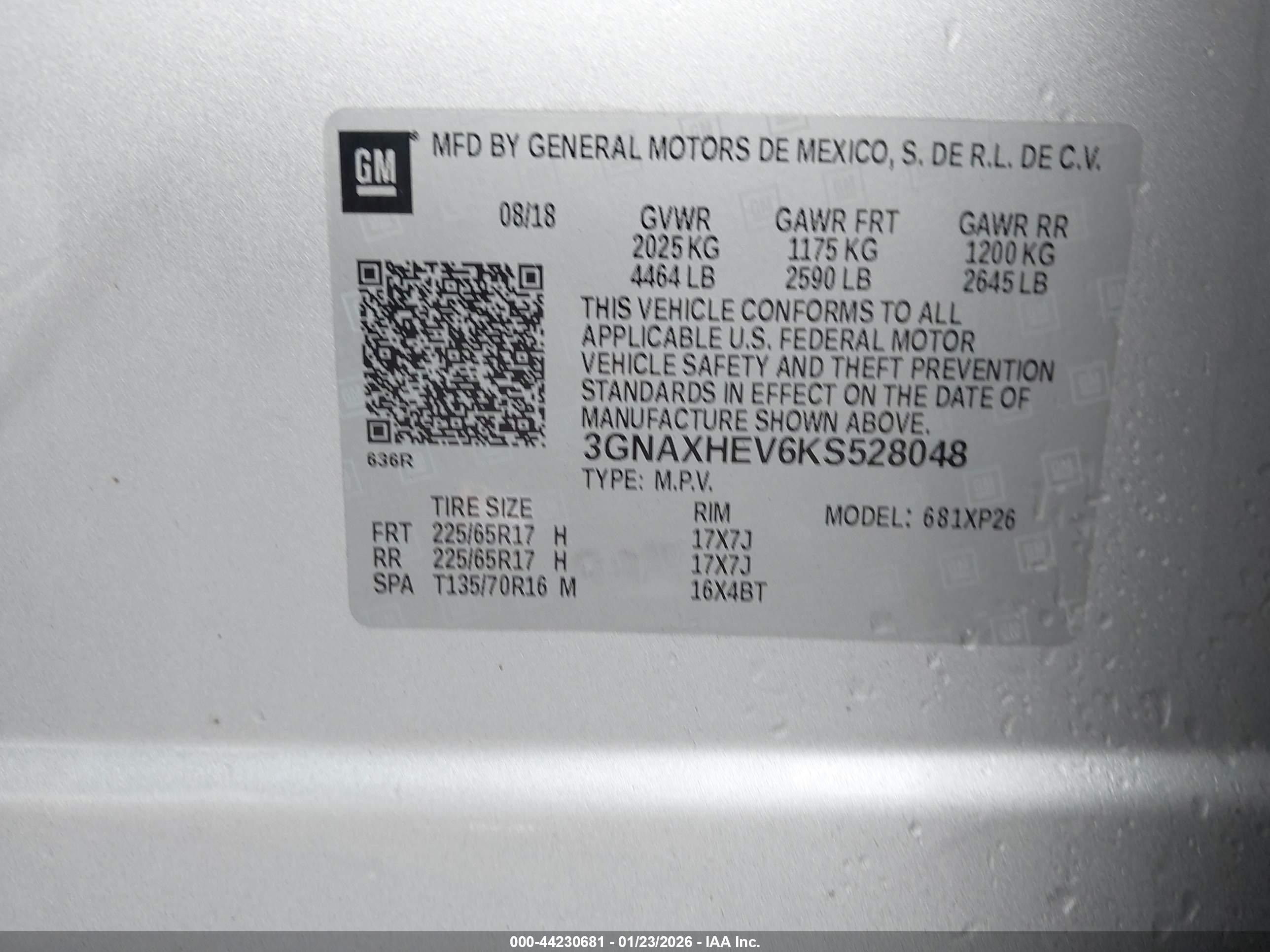 CHEVROLET EQUINOX image 9