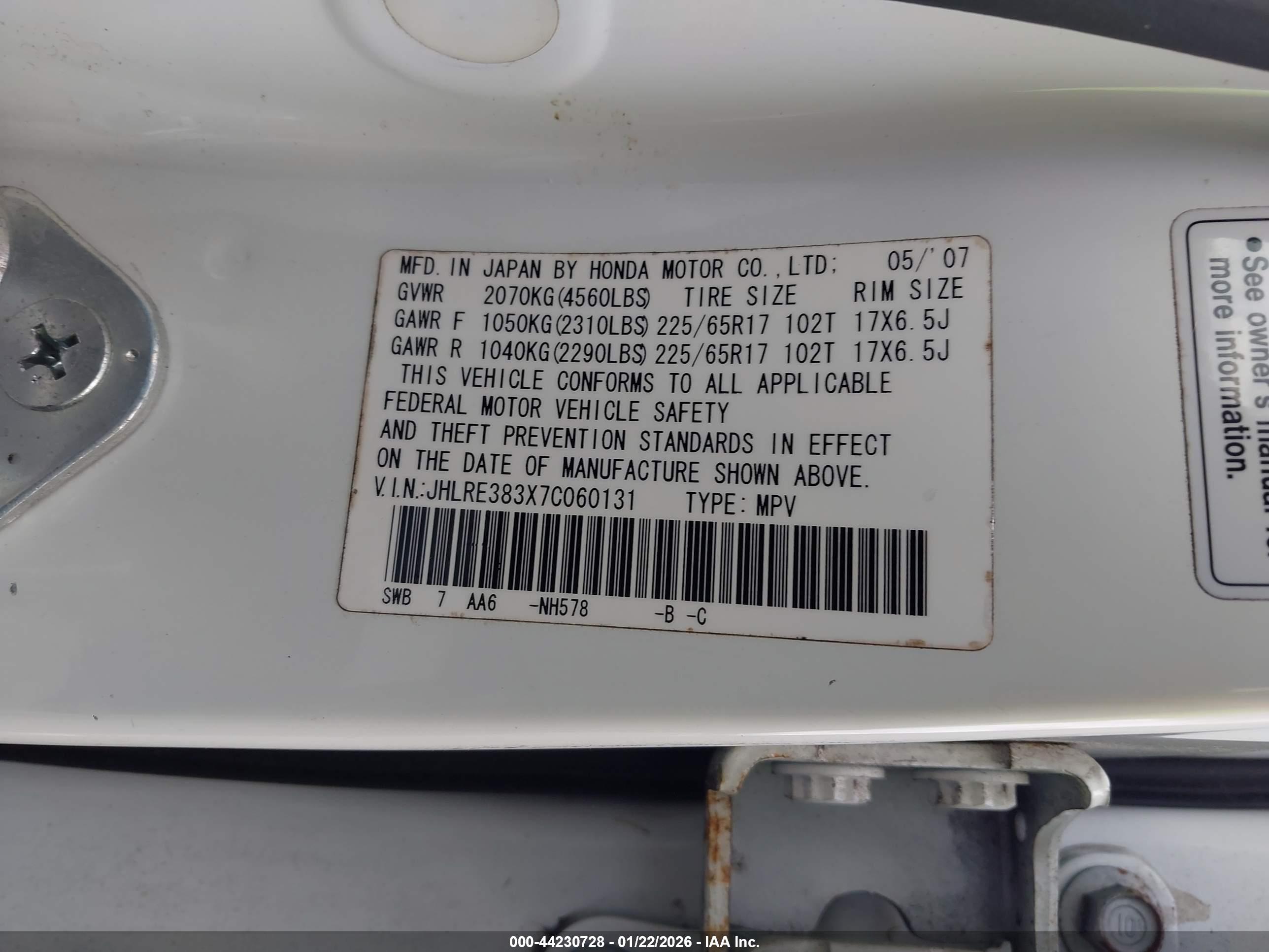 HONDA CR-V image 9