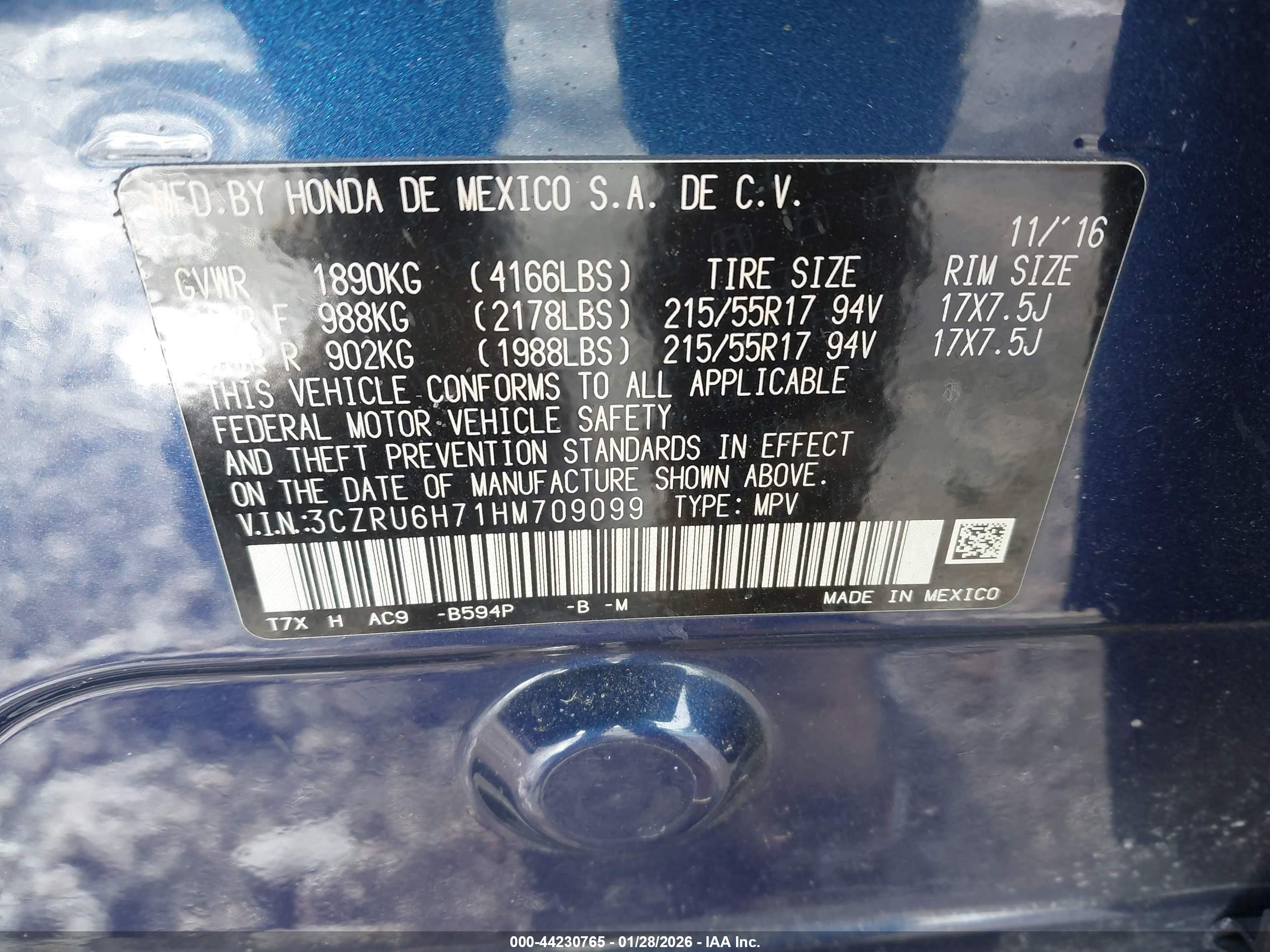 HONDA HR-V image 9