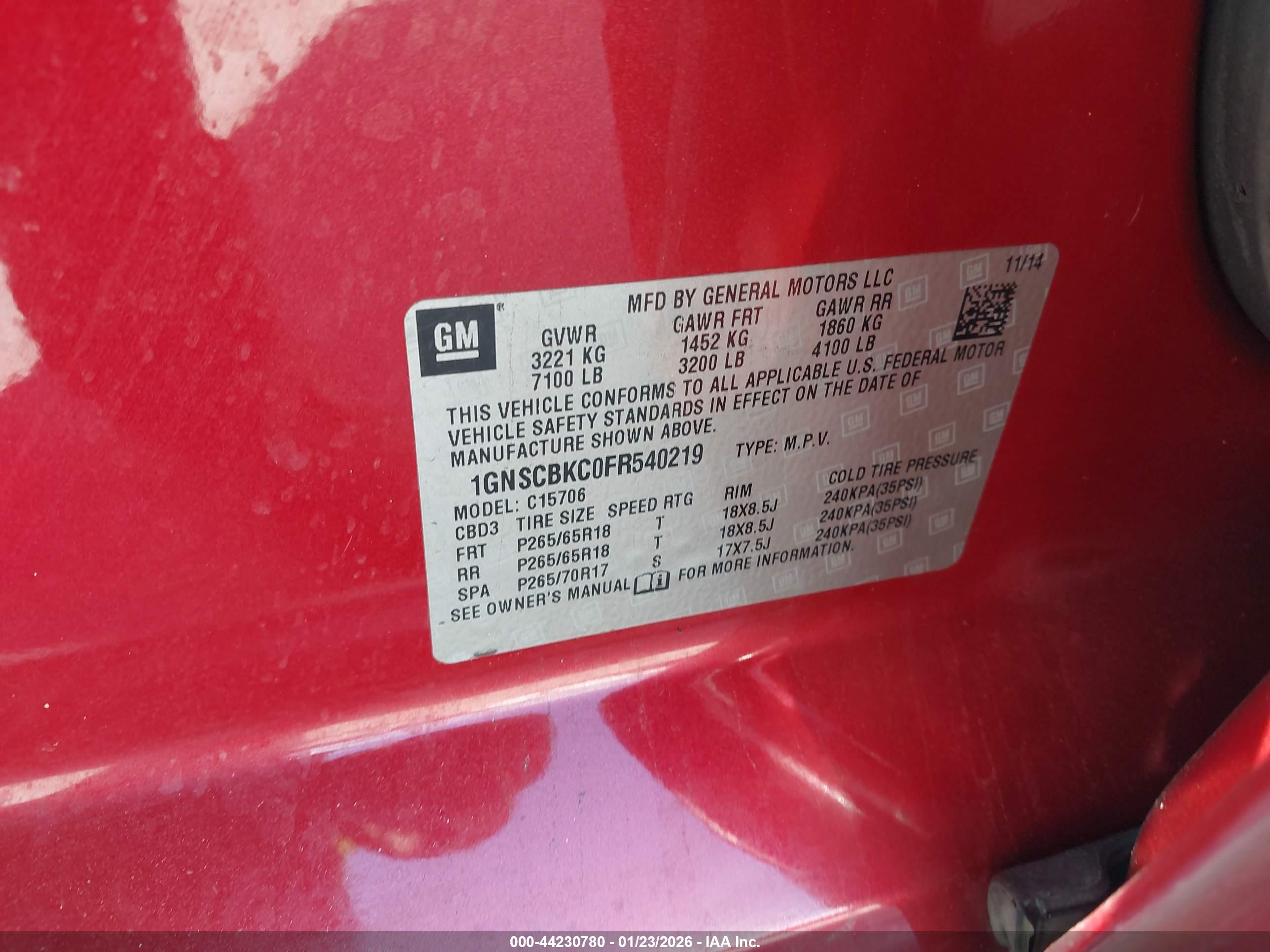 CHEVROLET TAHOE image 9