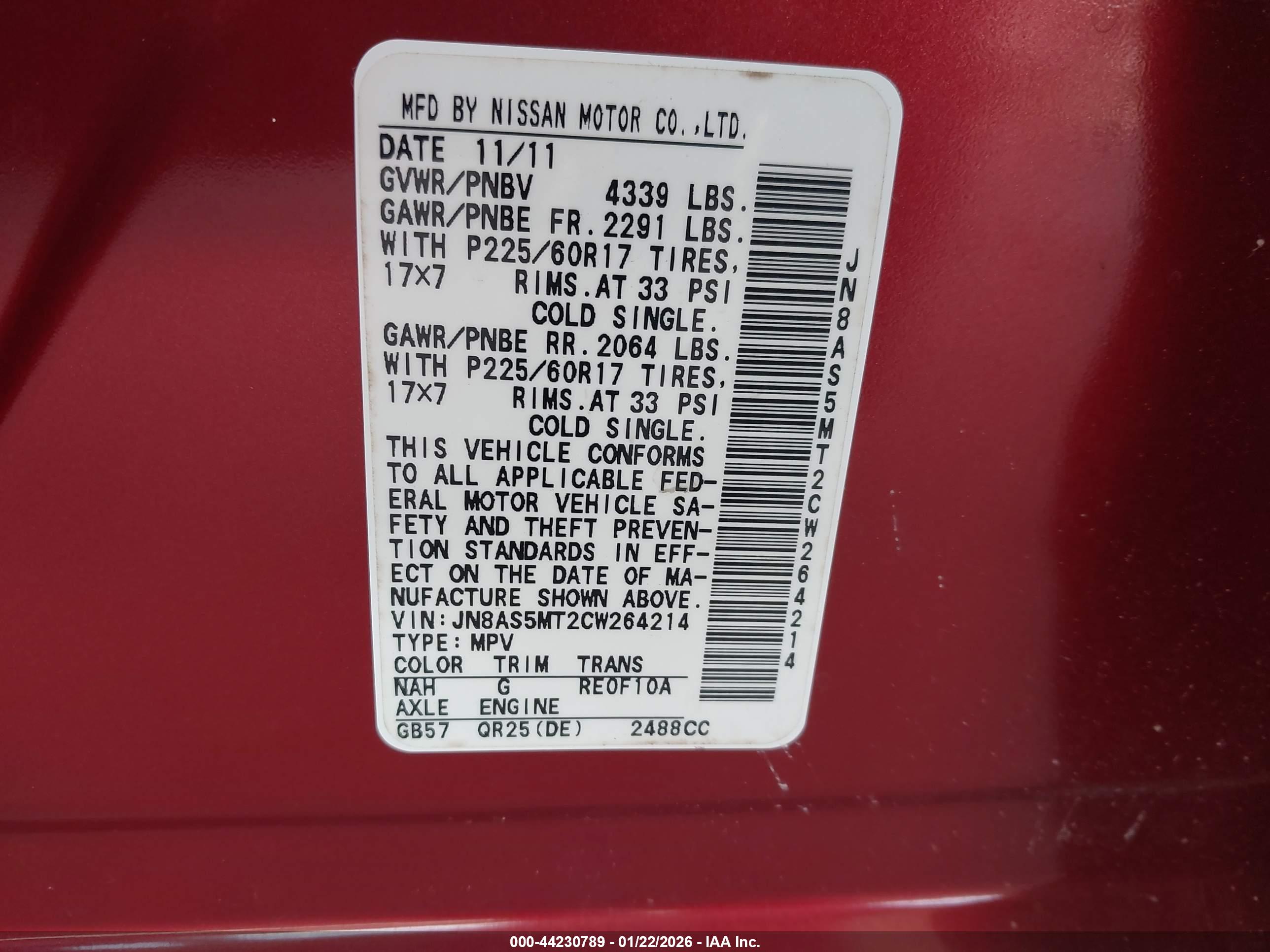 NISSAN ROGUE image 9